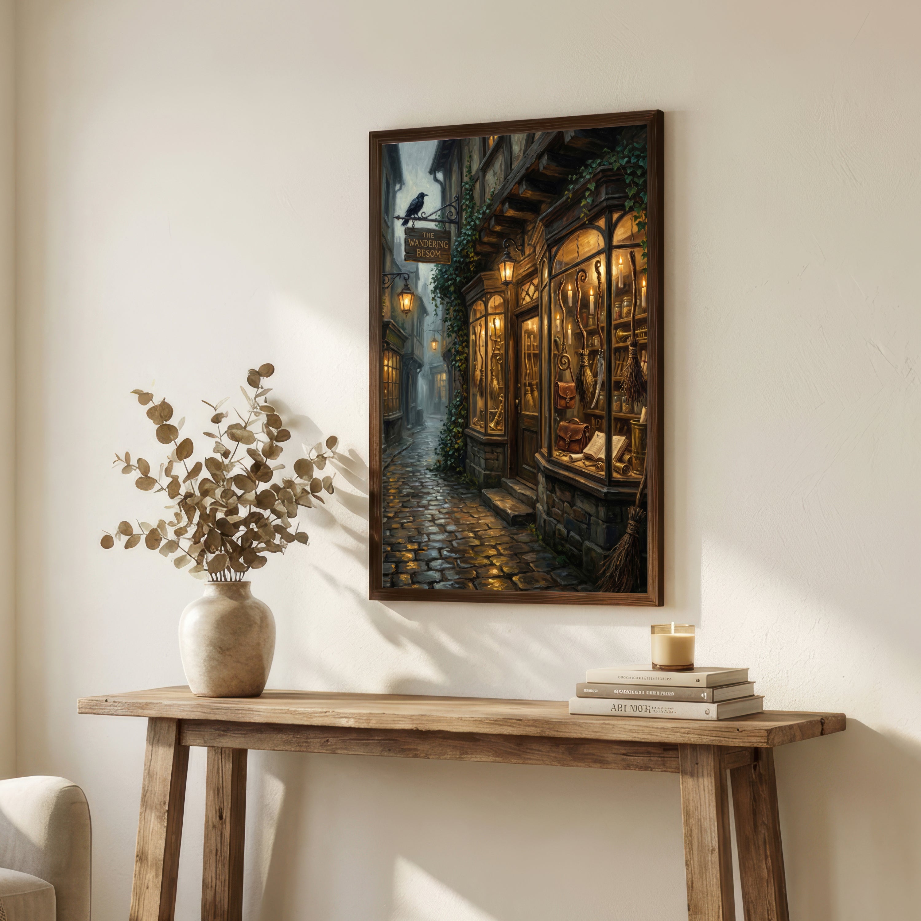 Enchanted Apothecary Alley Art Print