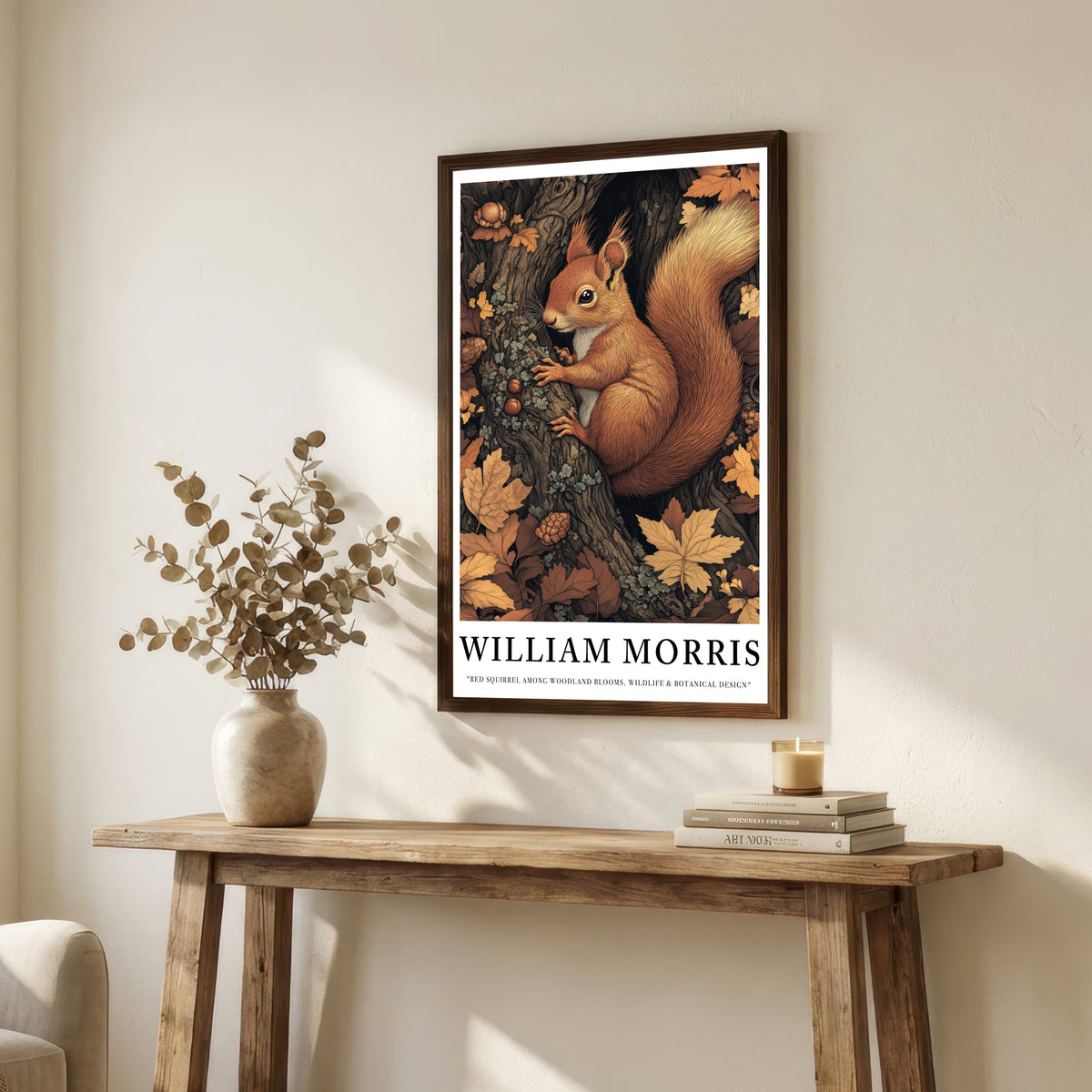 Red Squirrel Woodland Art Print