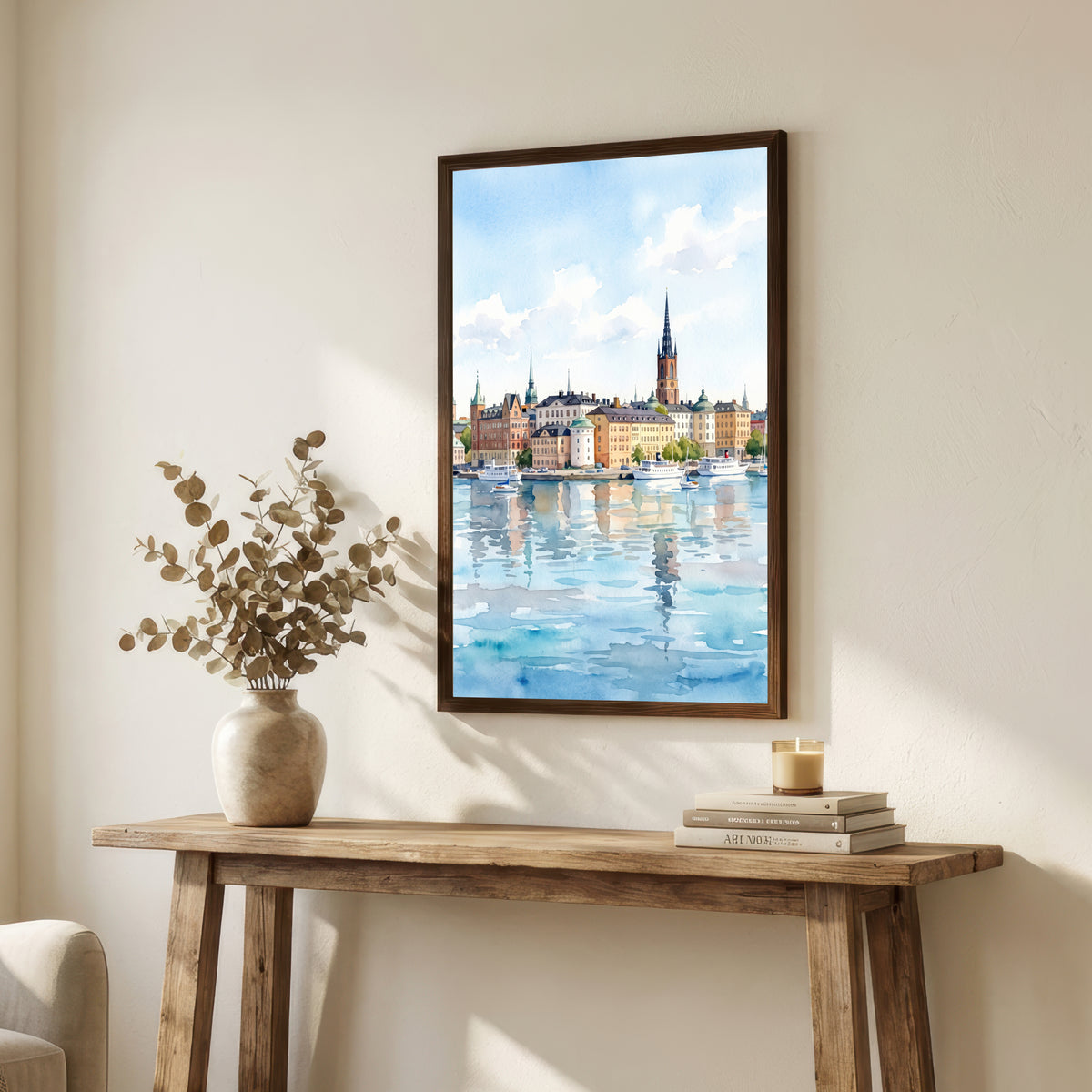 Stockholm Sweden Watercolour