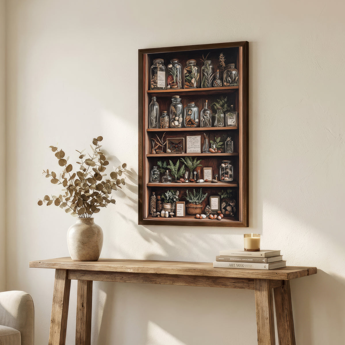 Vintage Apothecary Cabinet Art Print