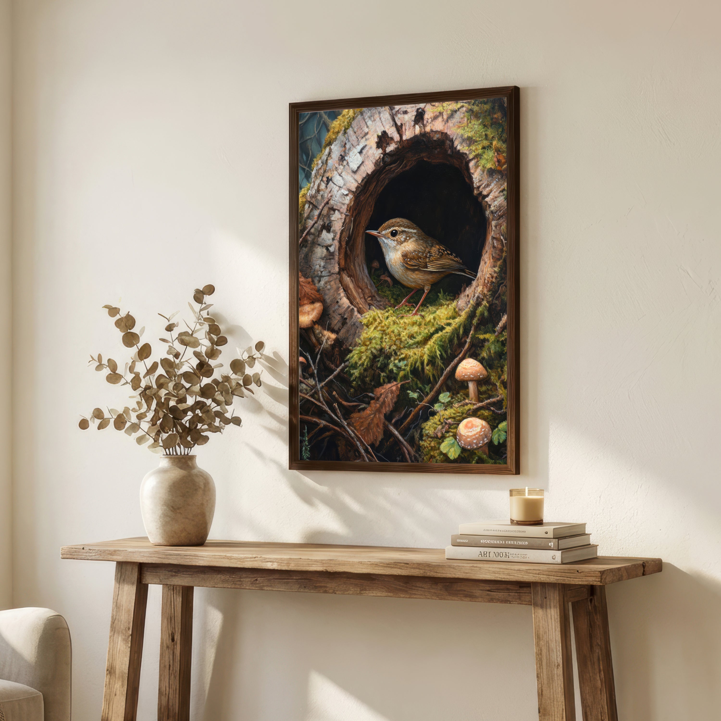 Woodland Bird Wildlife Art Print