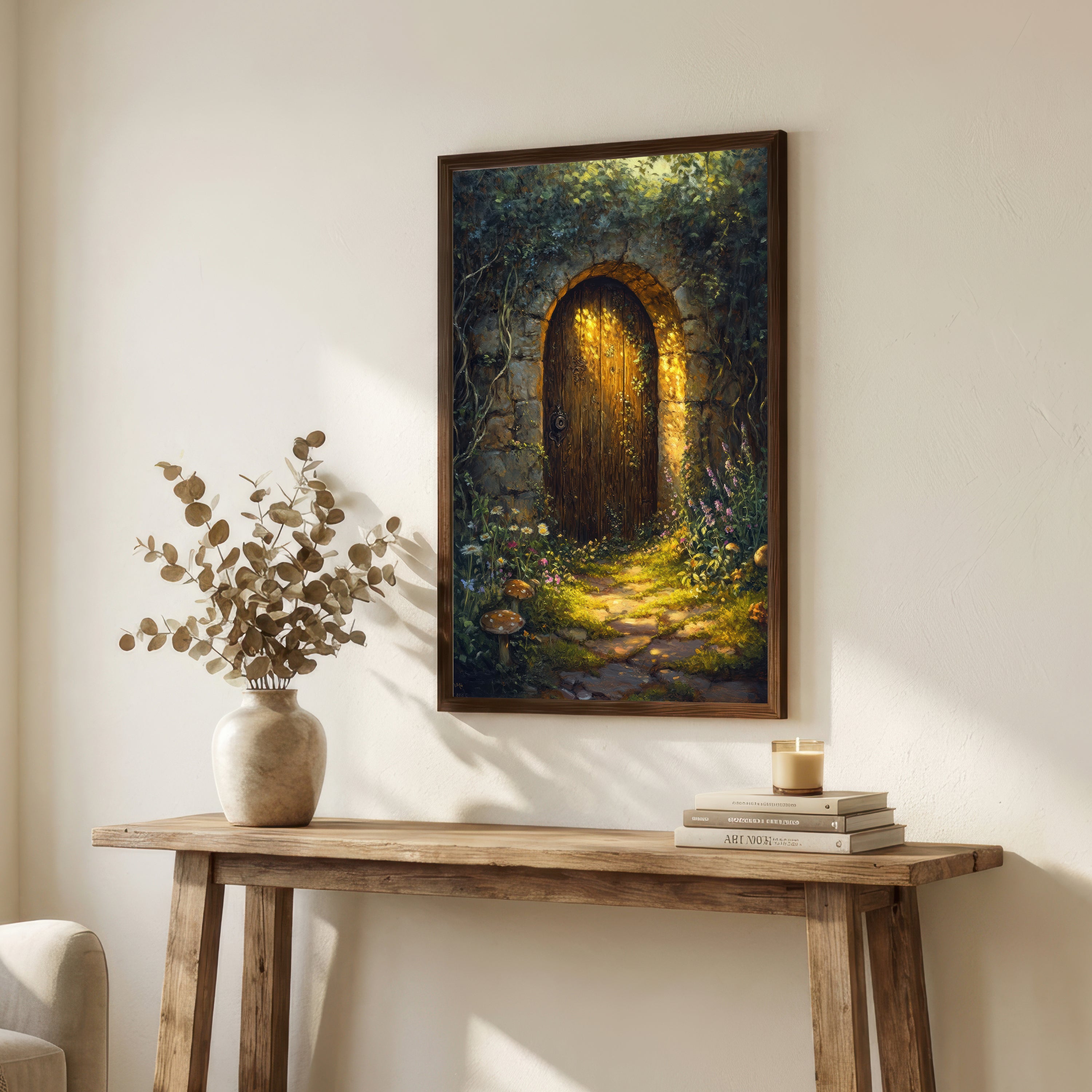 Enchanted Woodland Door Art Print