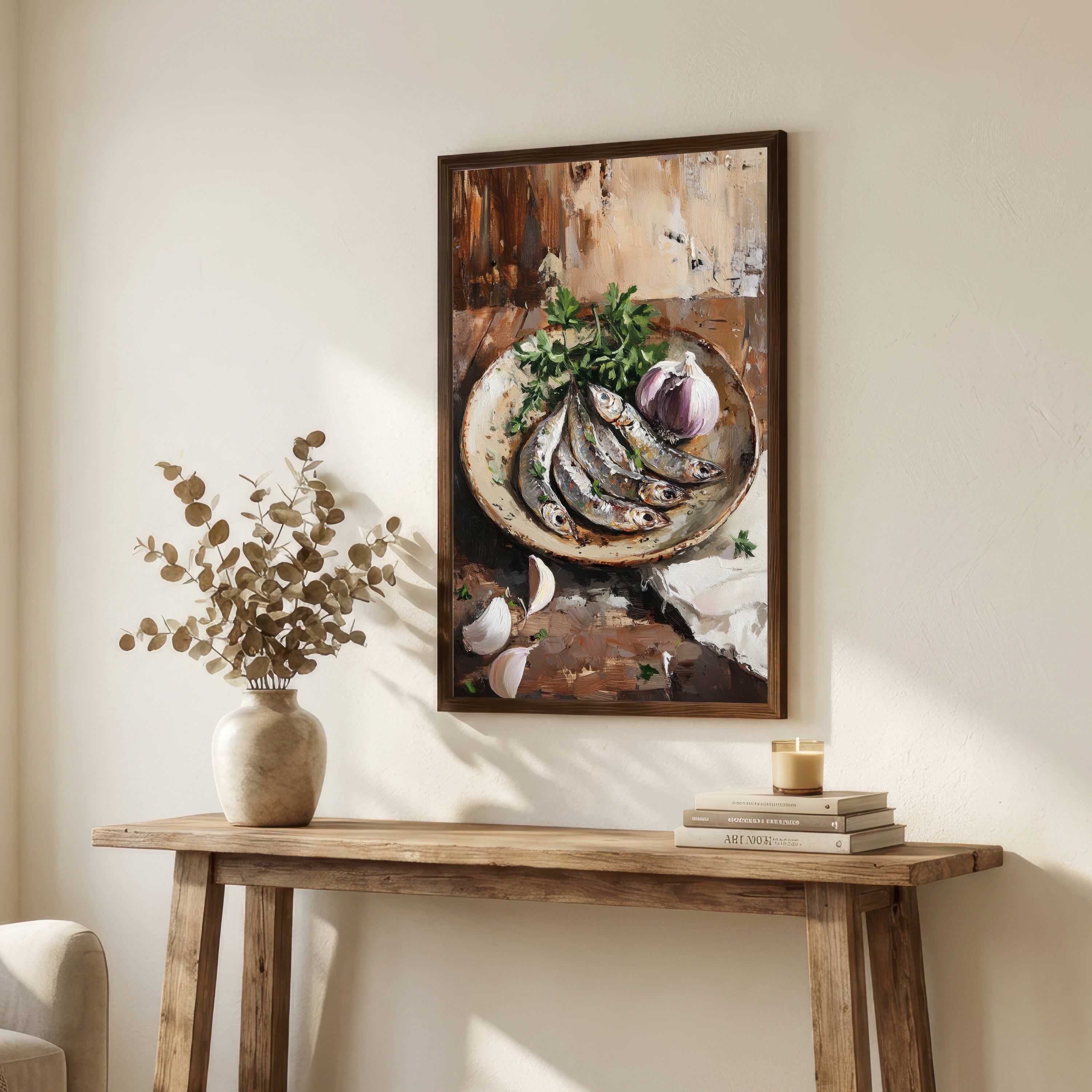 Painterly Fish Still Life Art Print