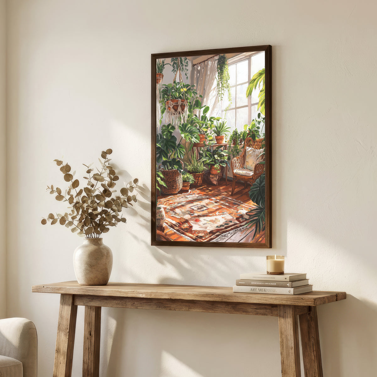 Lush Indoor Garden Art Print