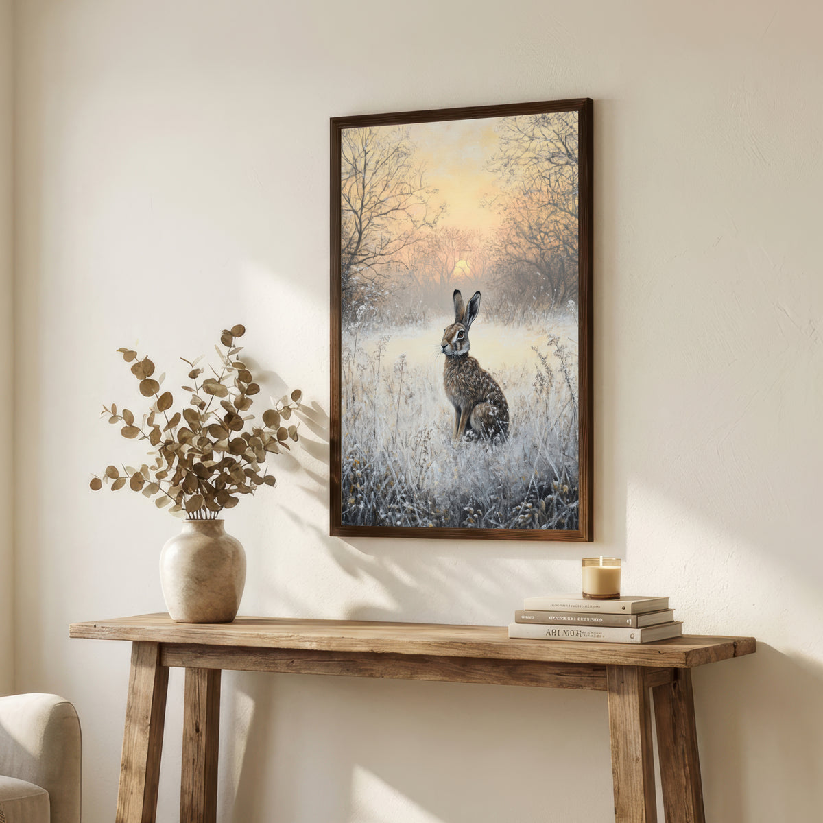 Woodland Hare Art Print