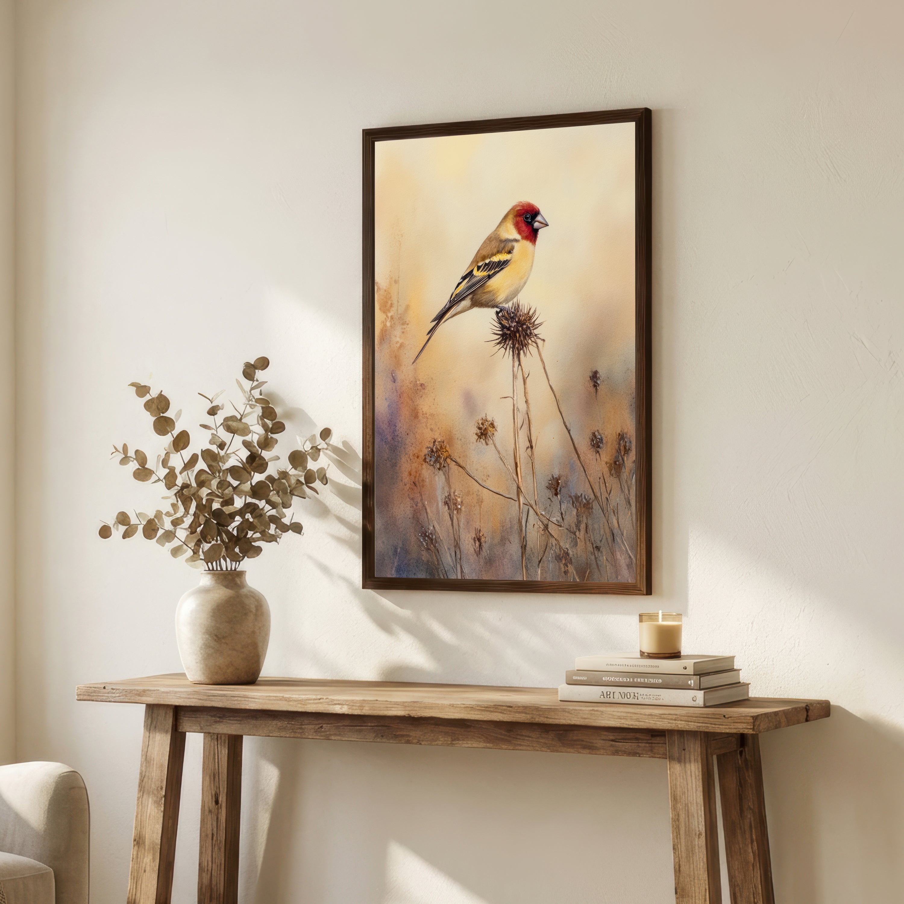 Goldfinch Watercolour Art Print