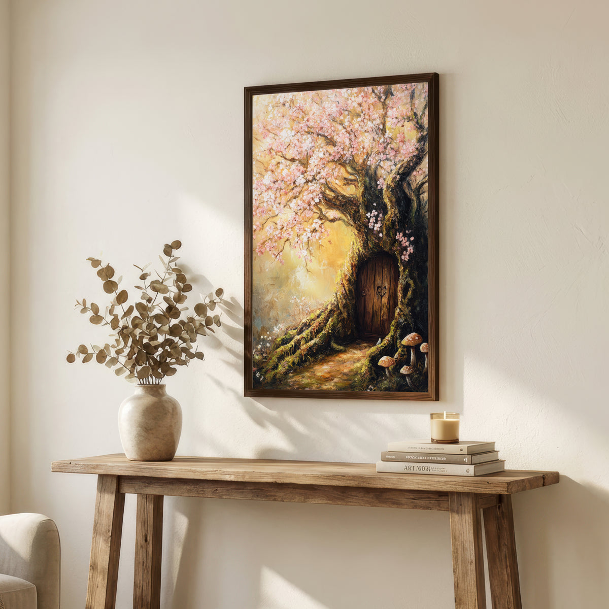 Enchanted Blossom Tree Door Art Print