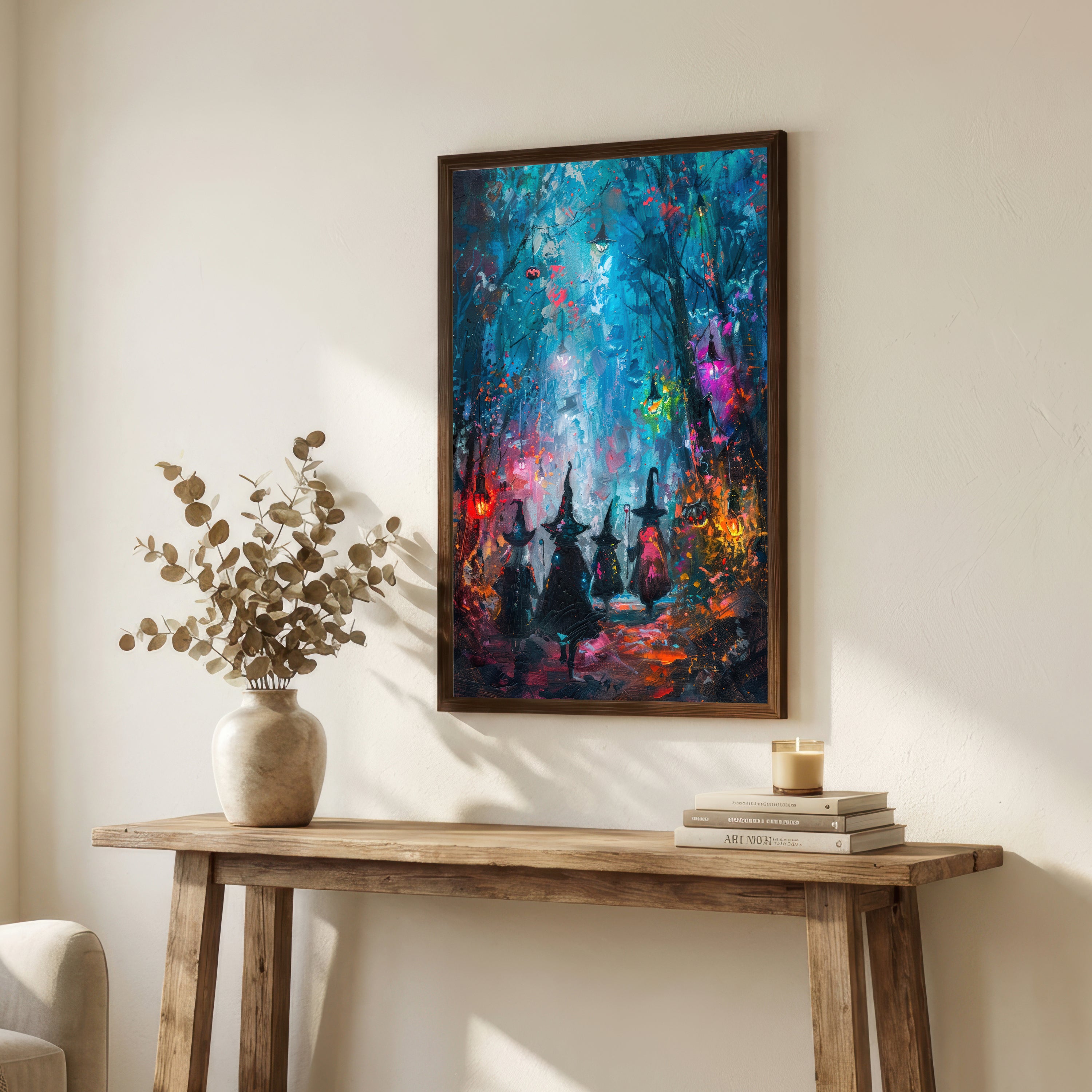 Enchanted Witch Forest Art Print