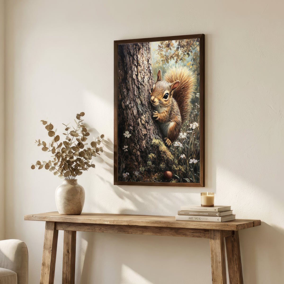 Squirrel Woodland Art Print