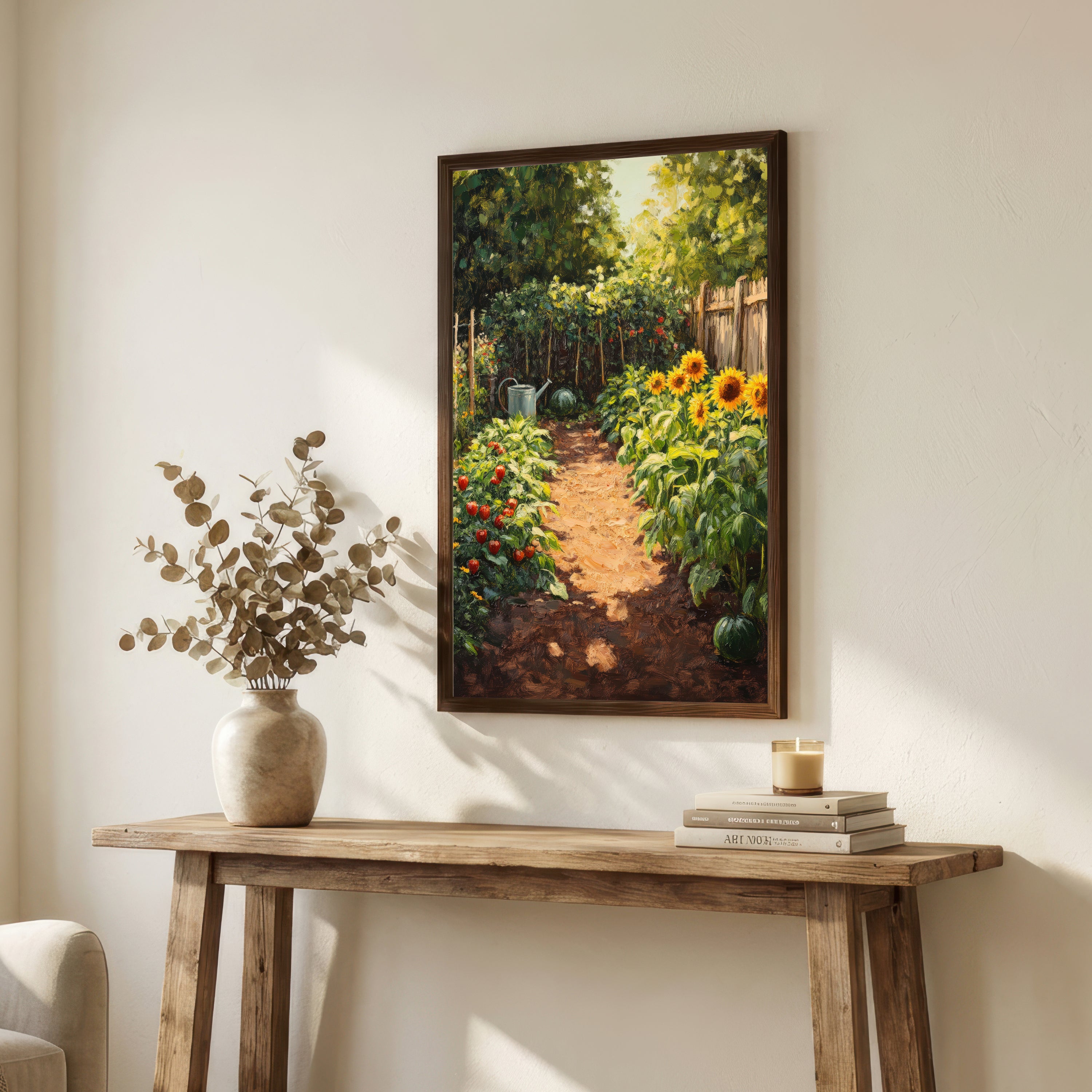 Cottage Garden Path Art Print