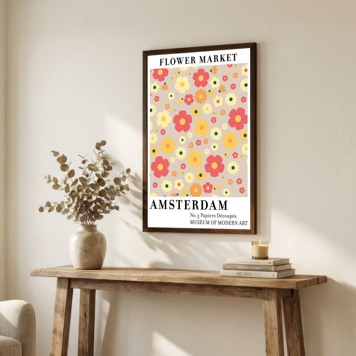 Amsterdam Flower Market Art Print