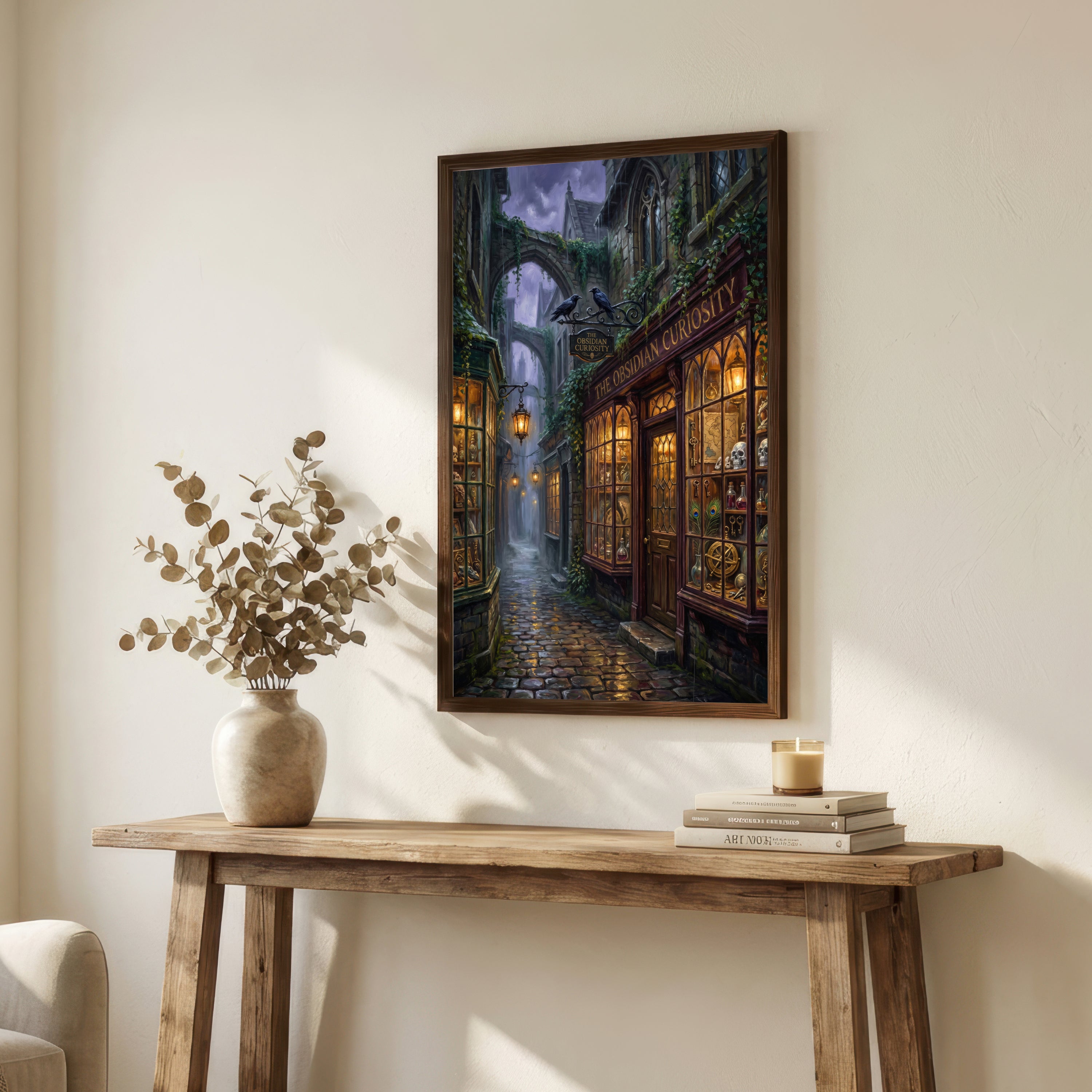 Gothic Curiosity Shop Art Print