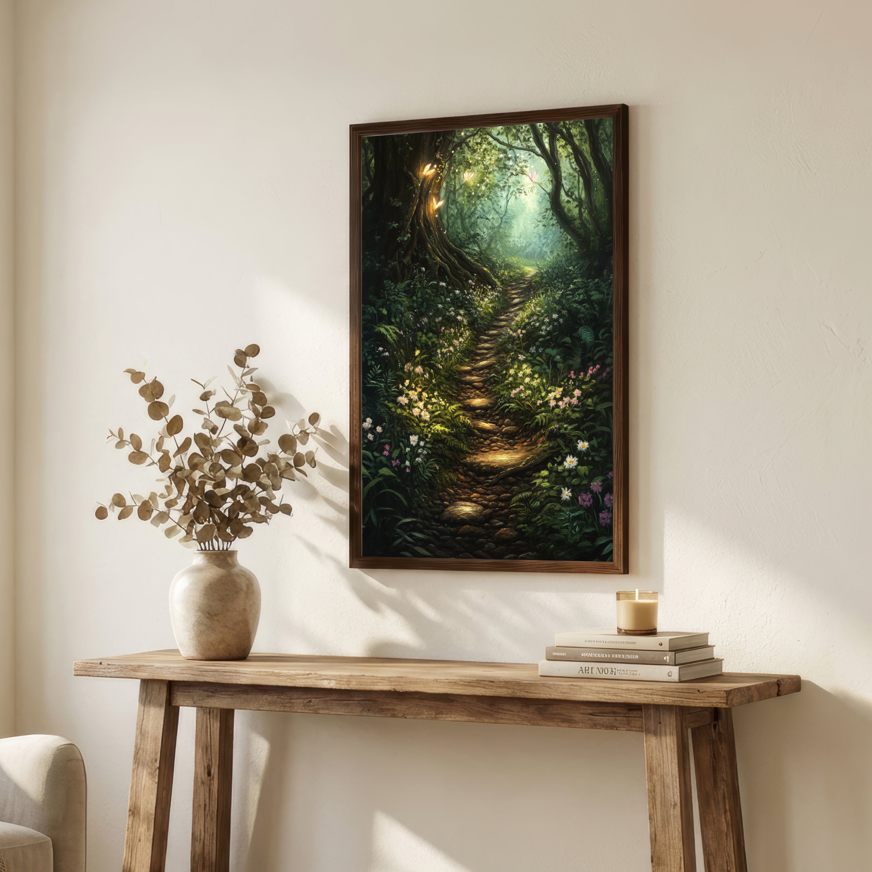 Enchanted Forest Path Art Print