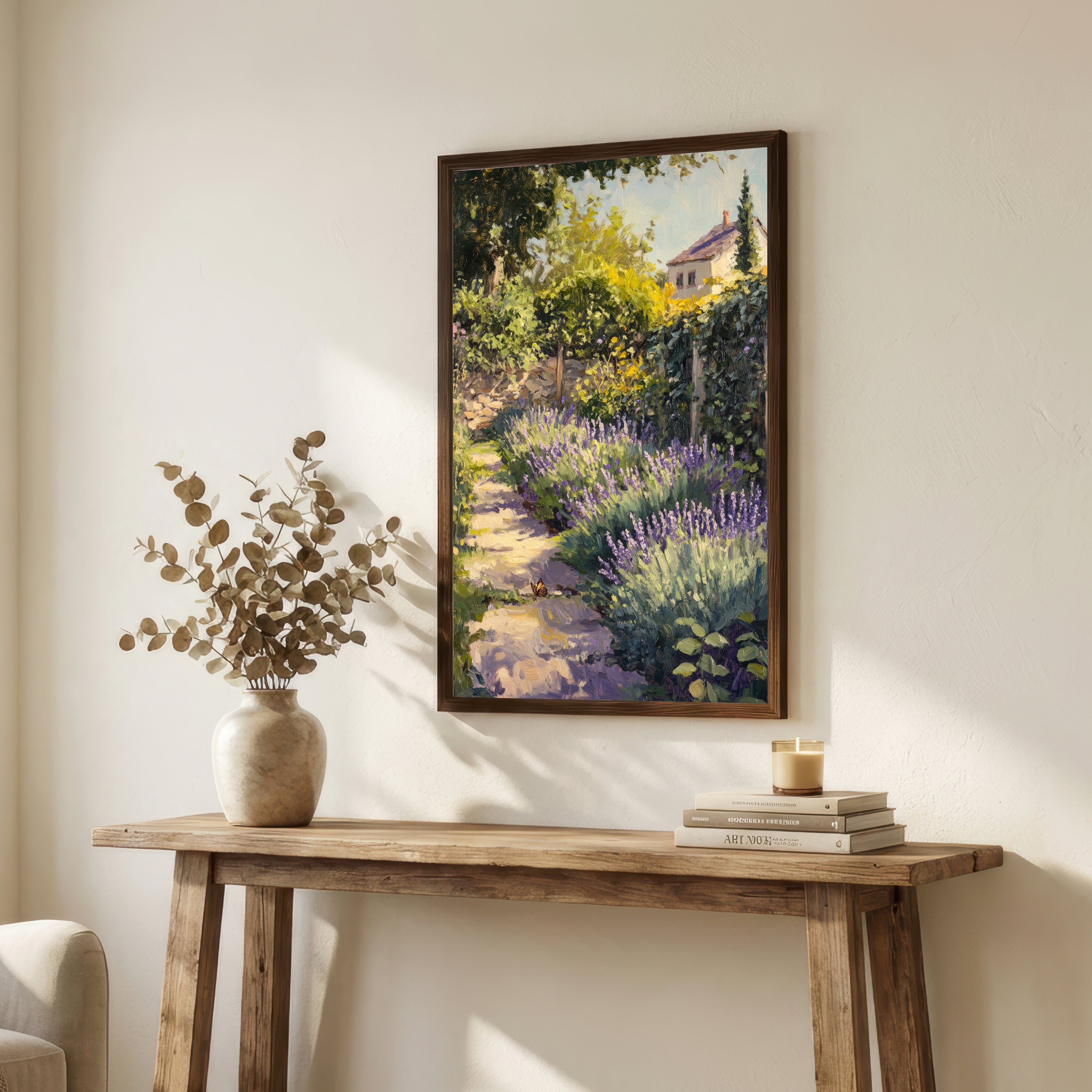 Impressionist Cottage Garden Art Print