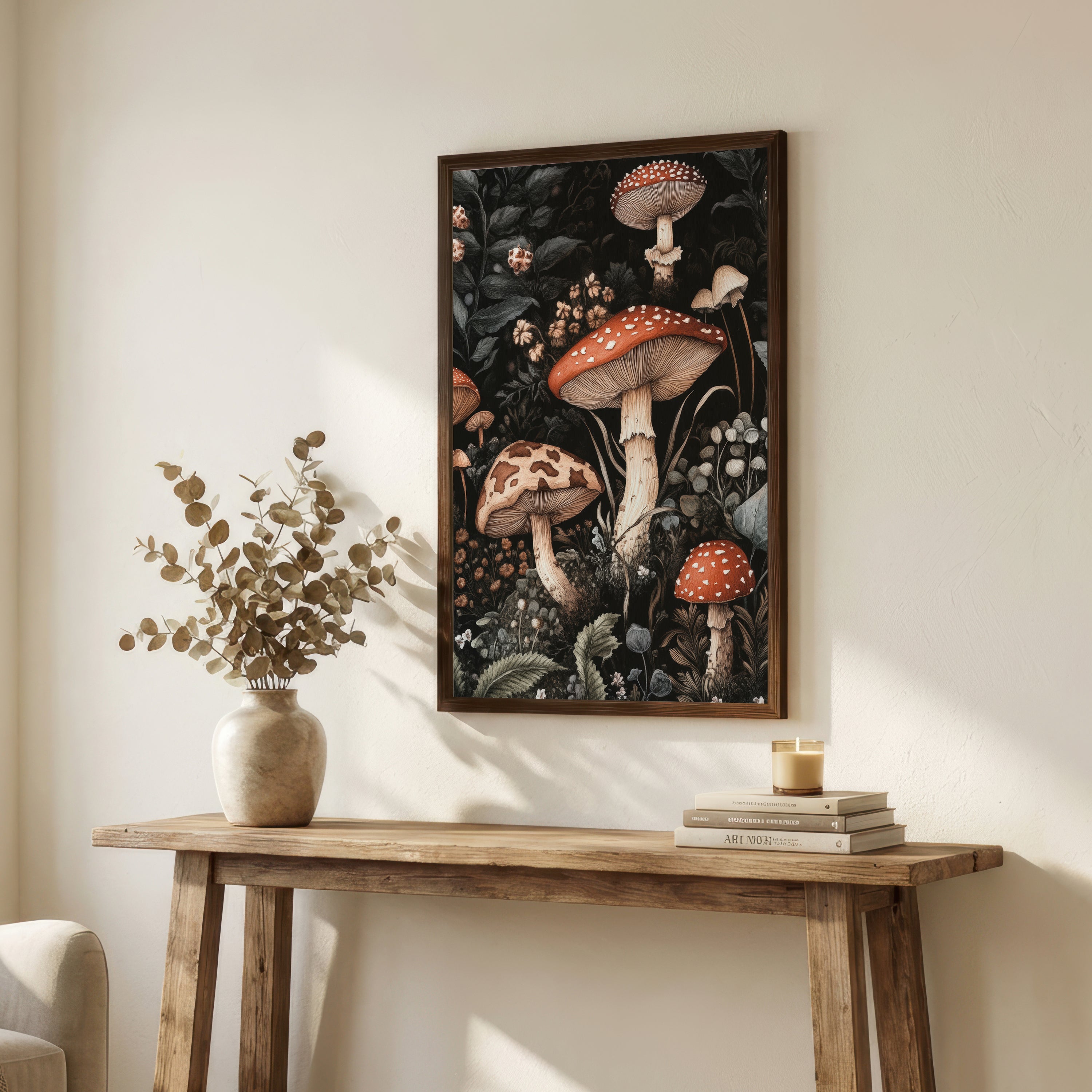 Vintage Mushroom Botanical Art Print