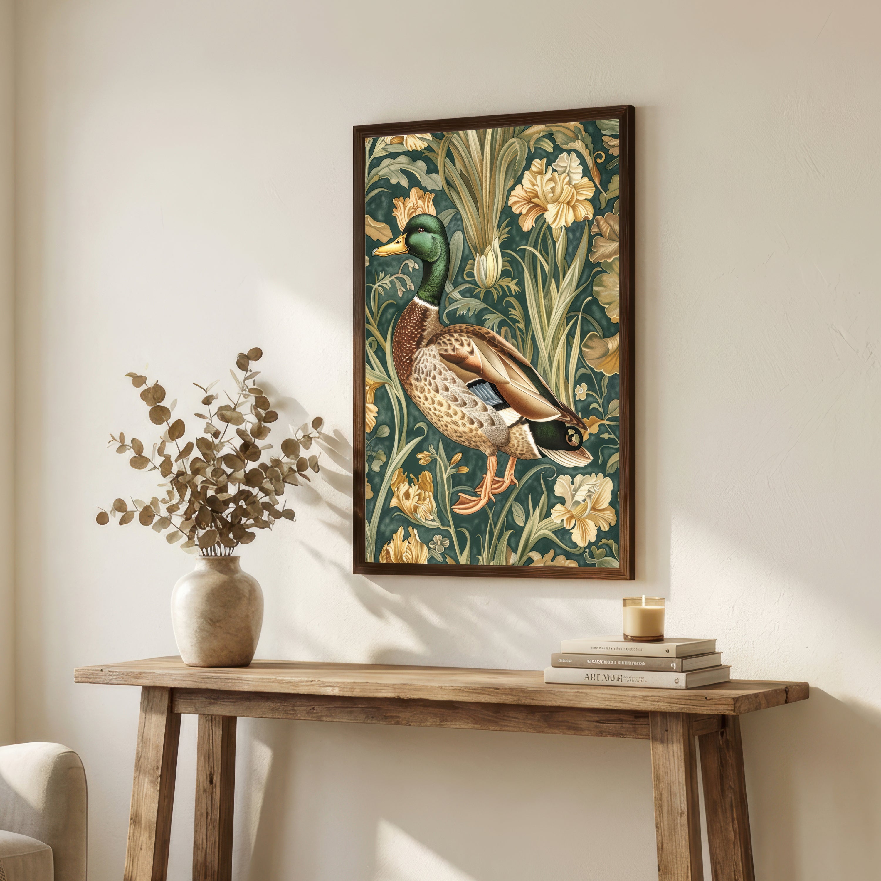Mallard Botanical Art Print