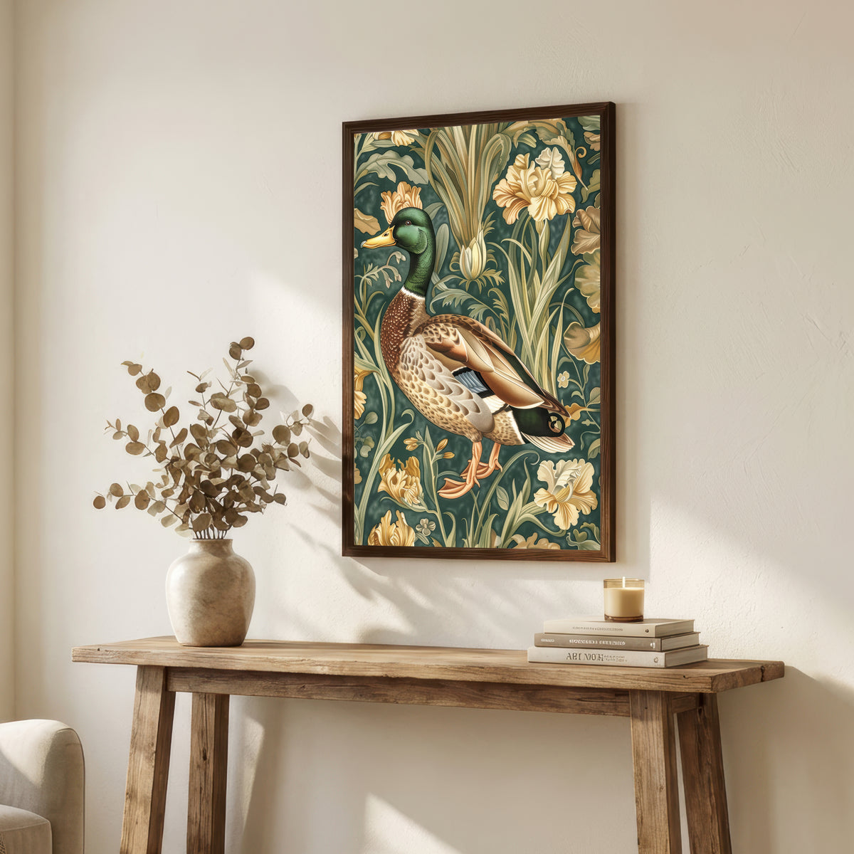 Mallard Botanical Art Print