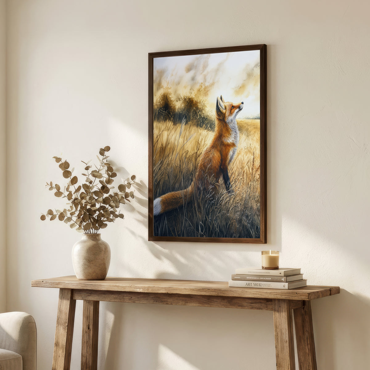 Red Fox Countryside Art Print