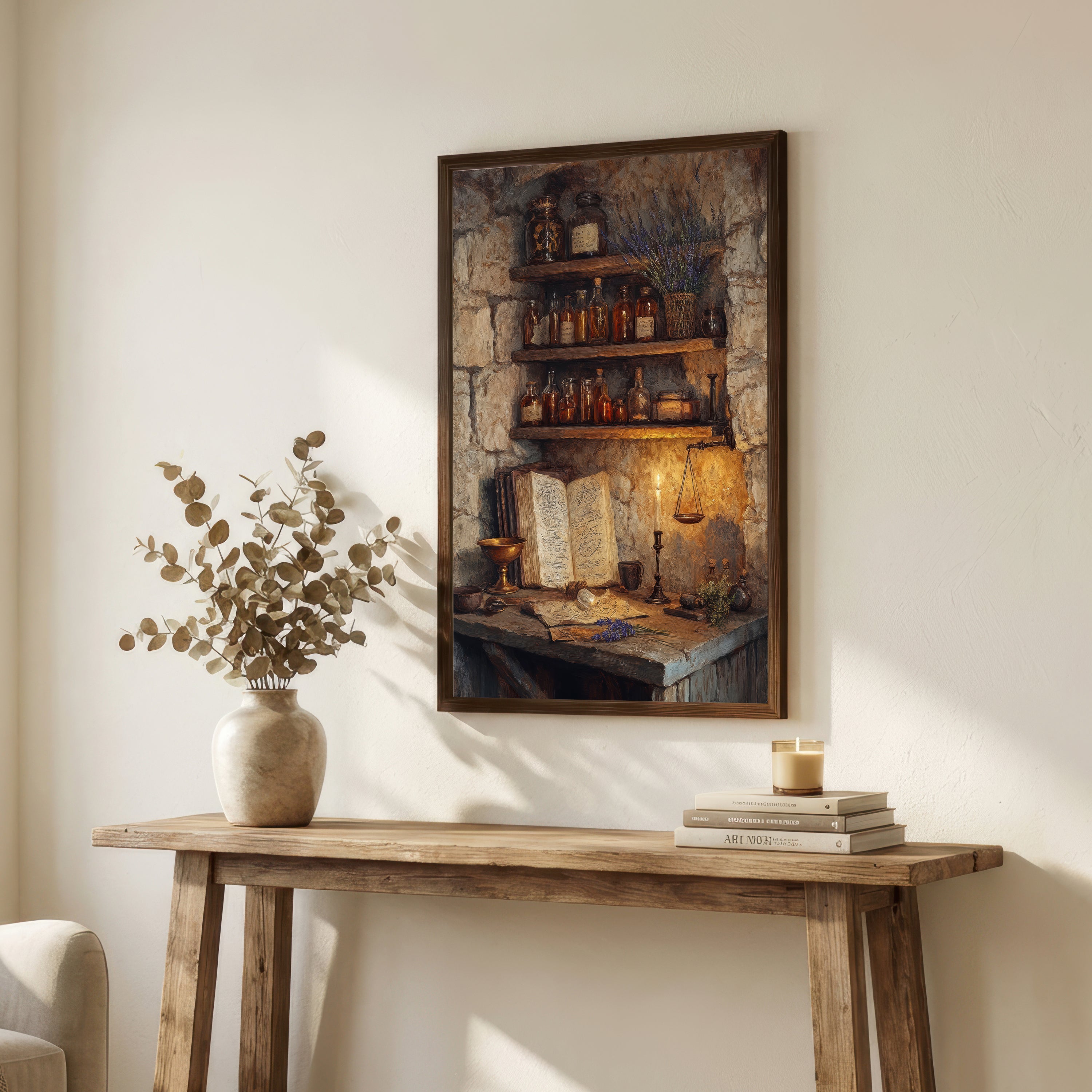 Alchemist Apothecary Still Life Art Print