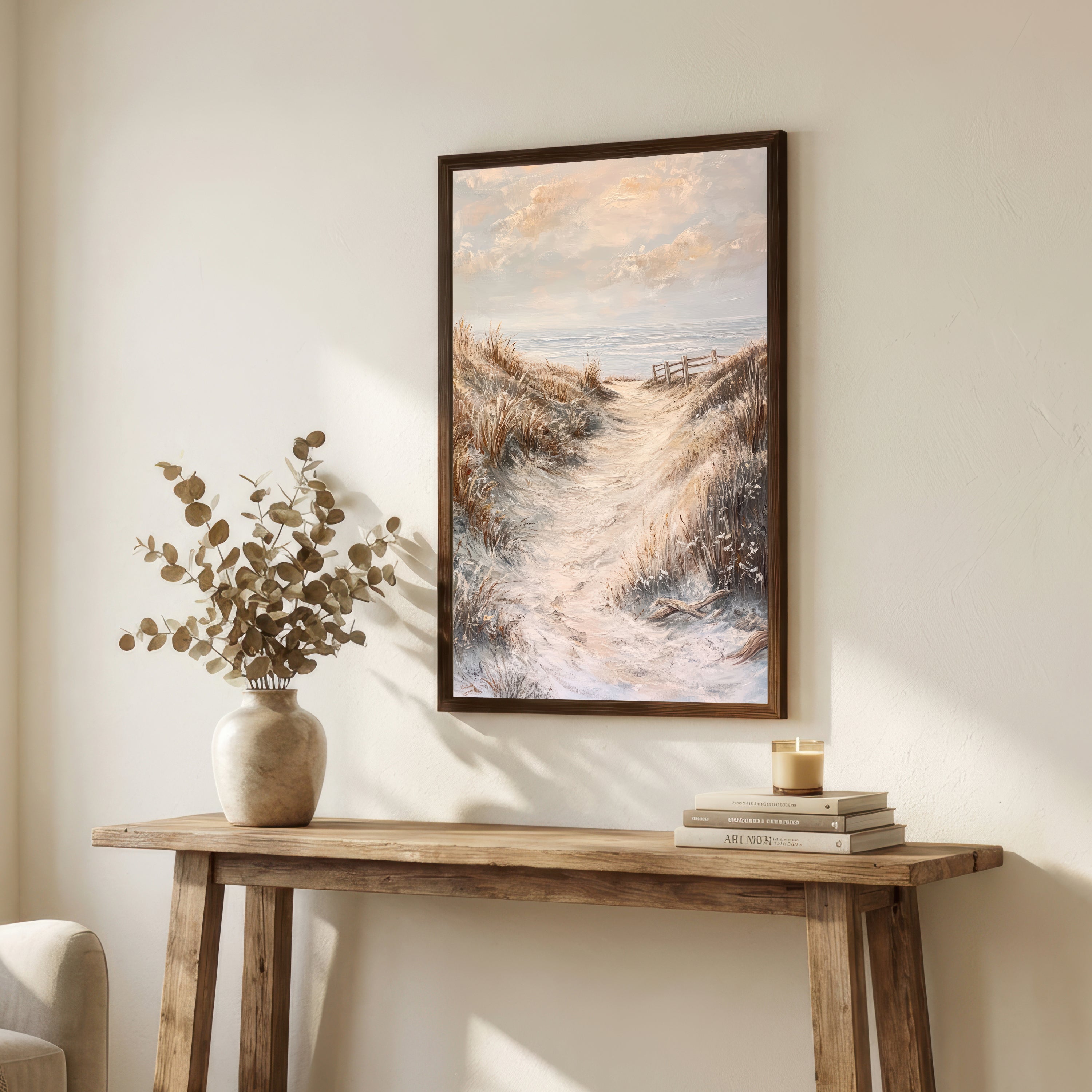 Coastal Dune Path Art Print