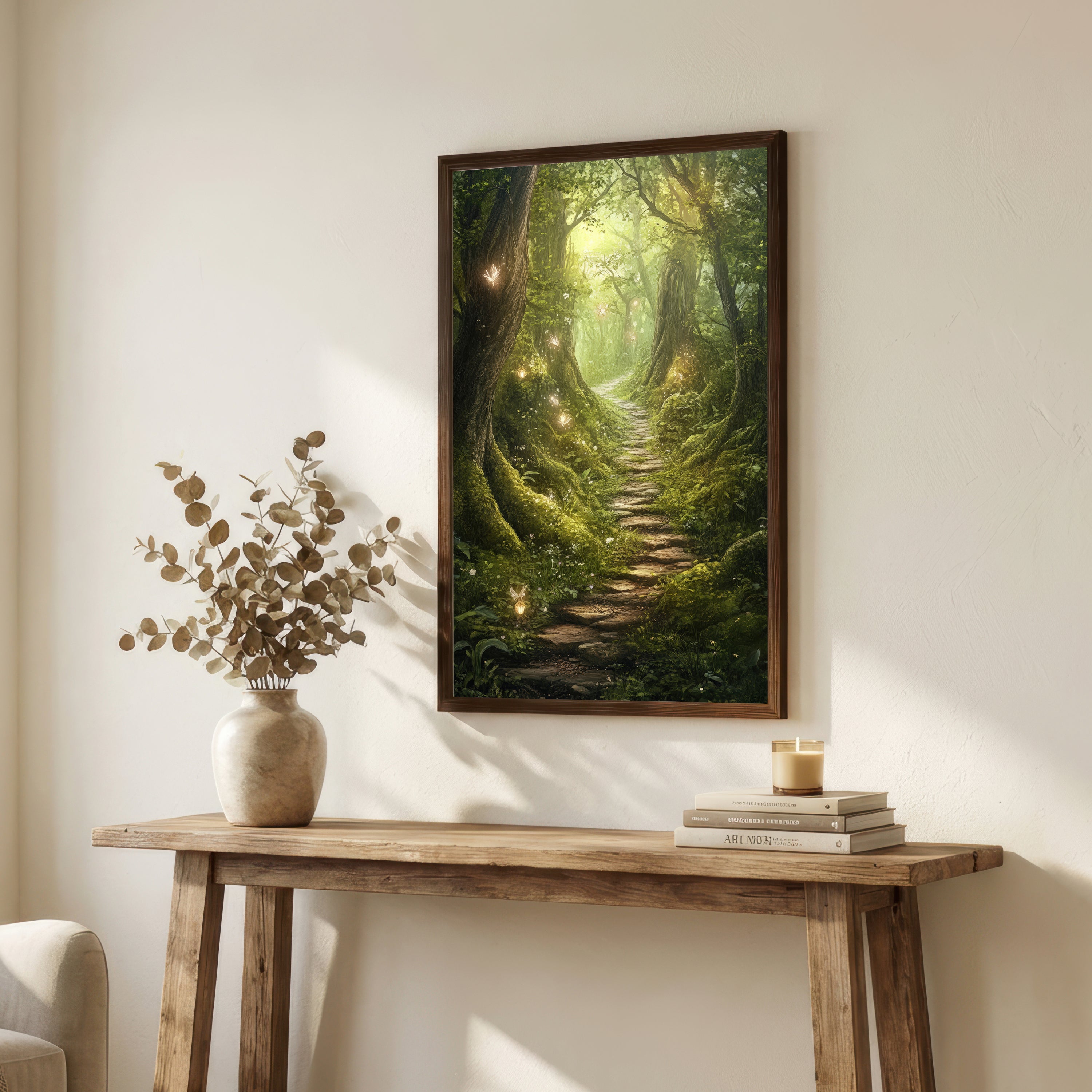 Enchanted Woodland Path Art Print