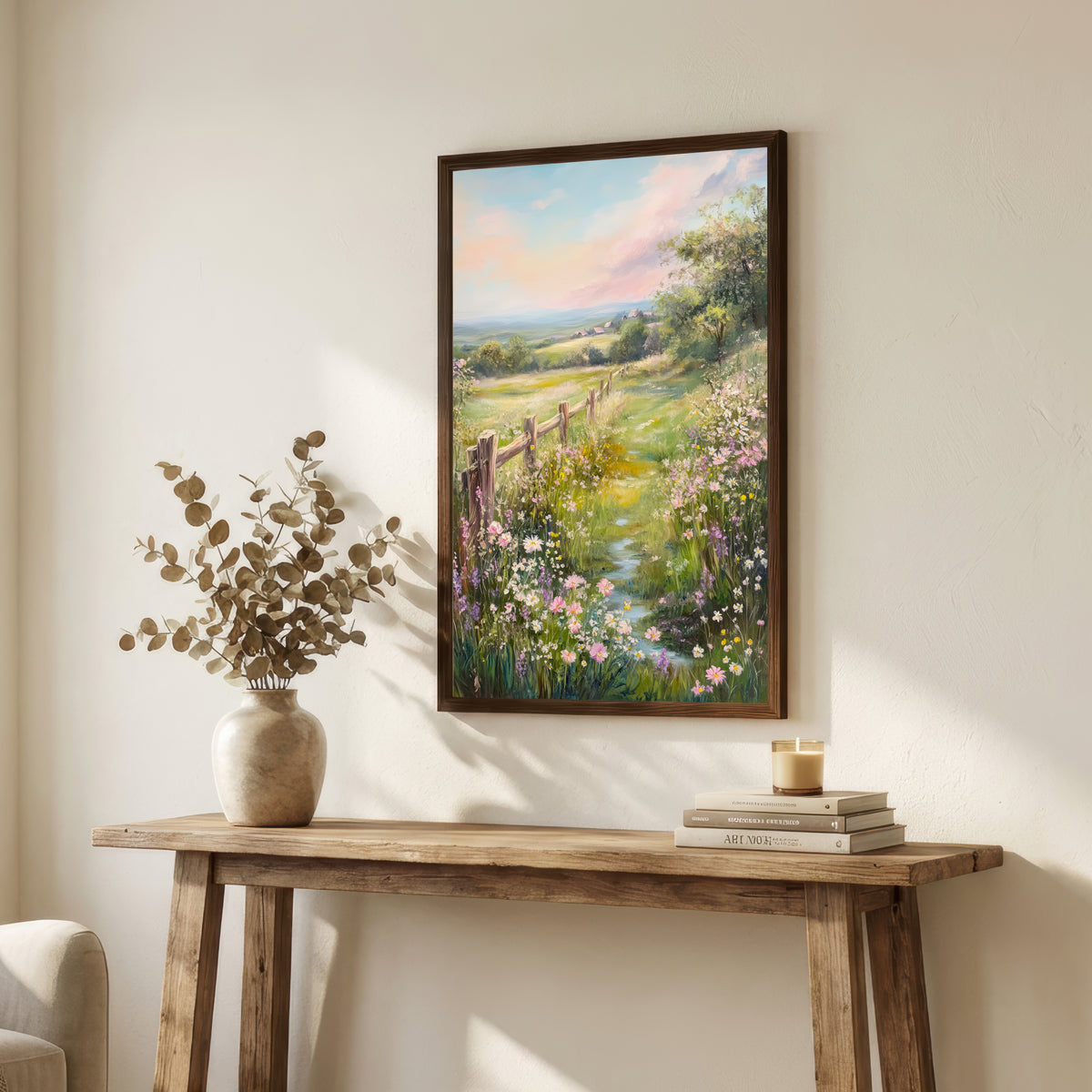 Pastoral Wildflower Meadow Art Print