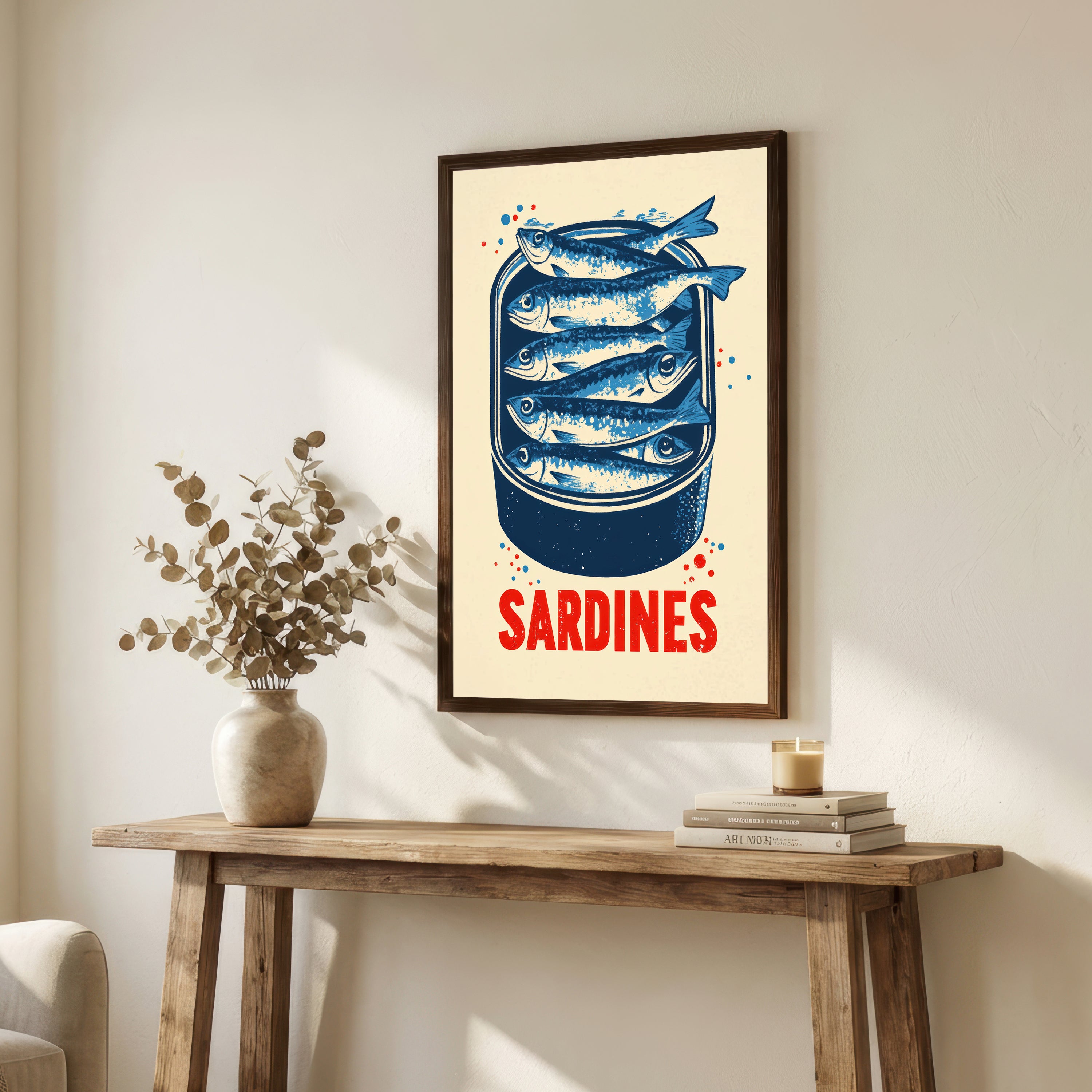 Vintage Sardines Tin Art Print