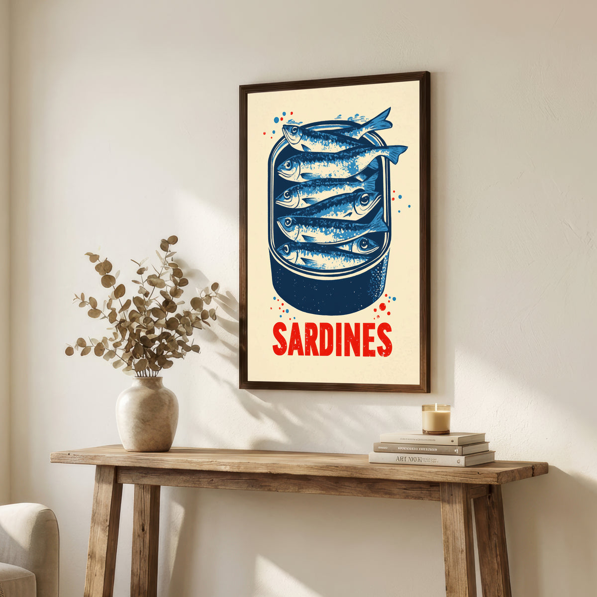 Vintage Sardines Tin Art Print