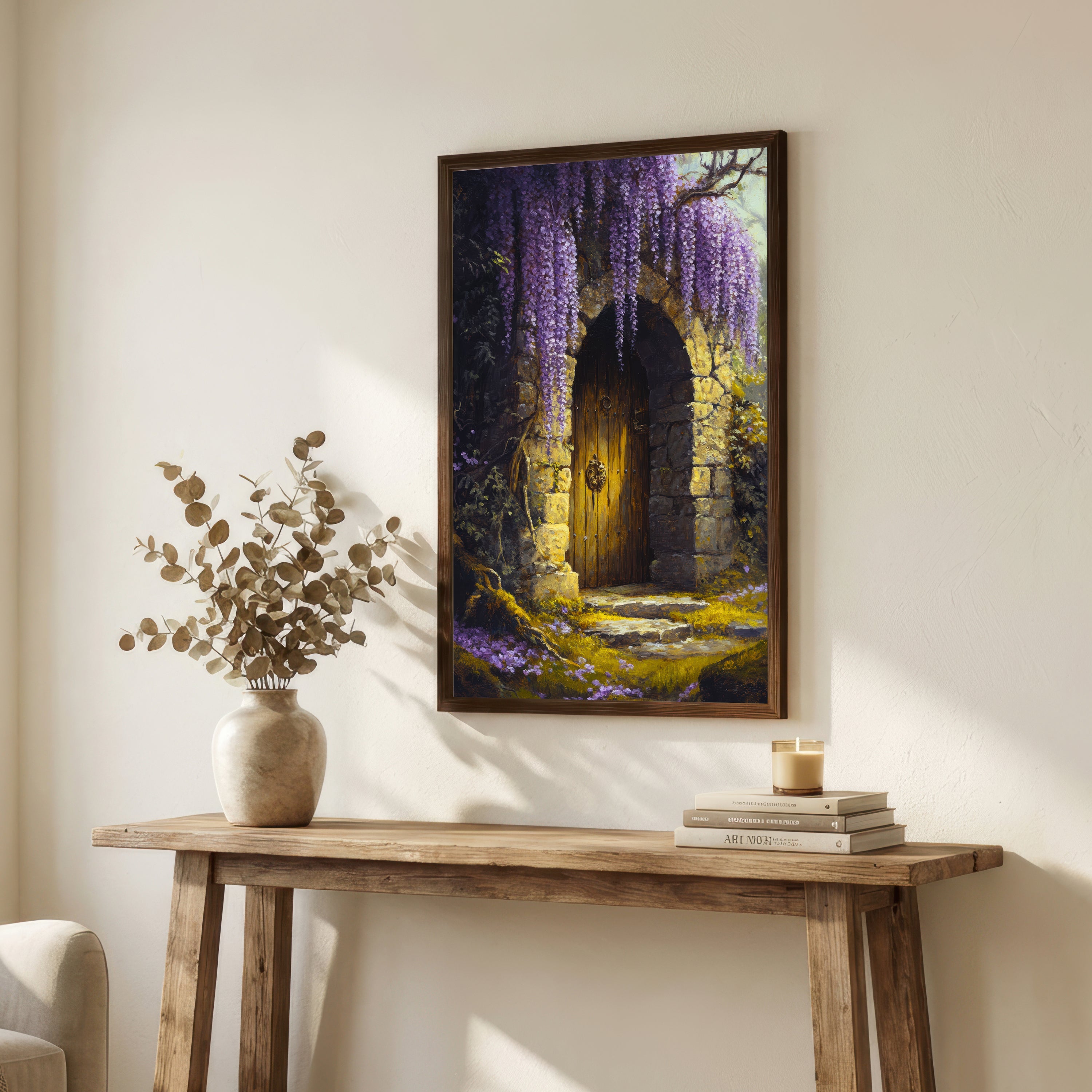 Enchanted Woodland Door Art Print