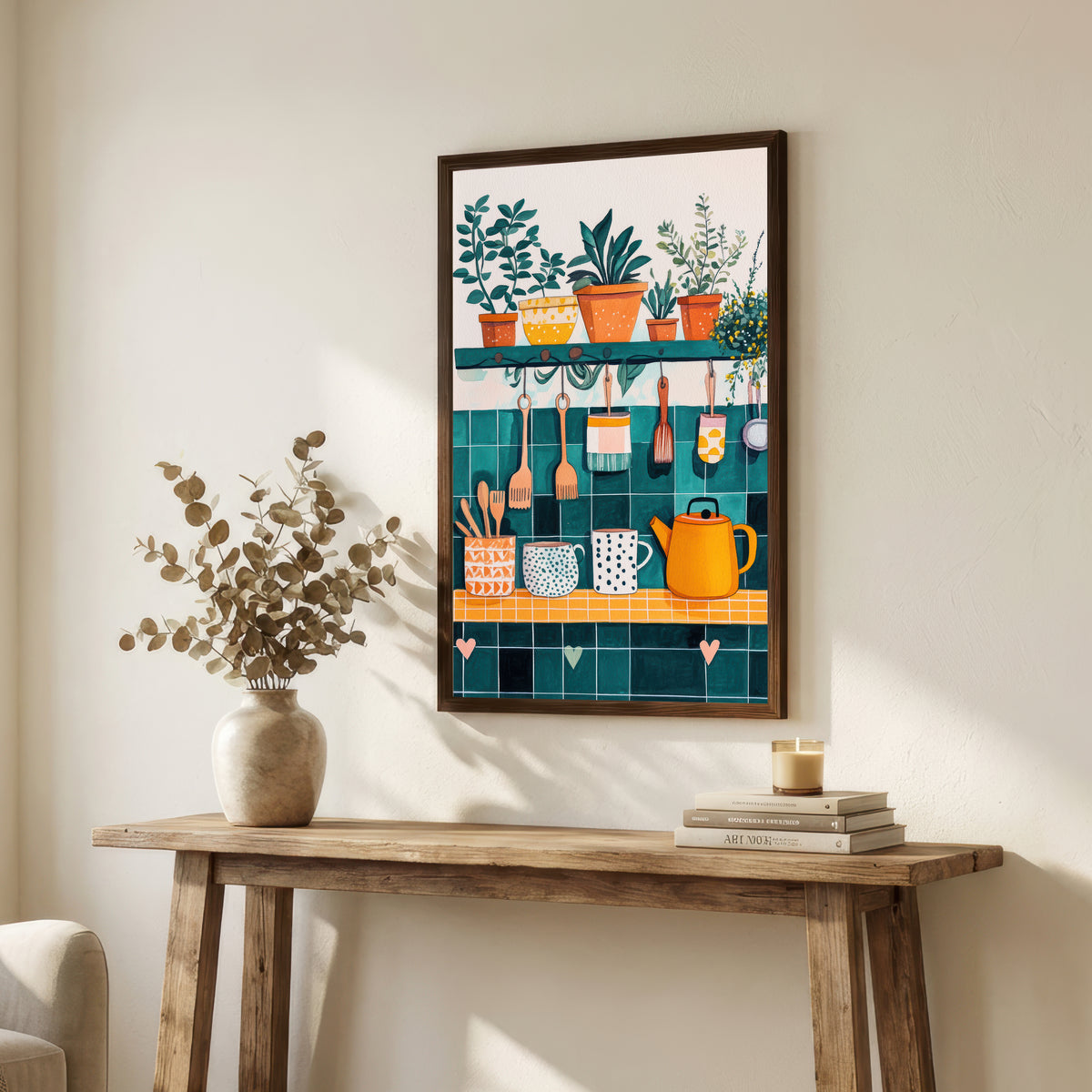 Colourful Kitchen Still Life Art Print