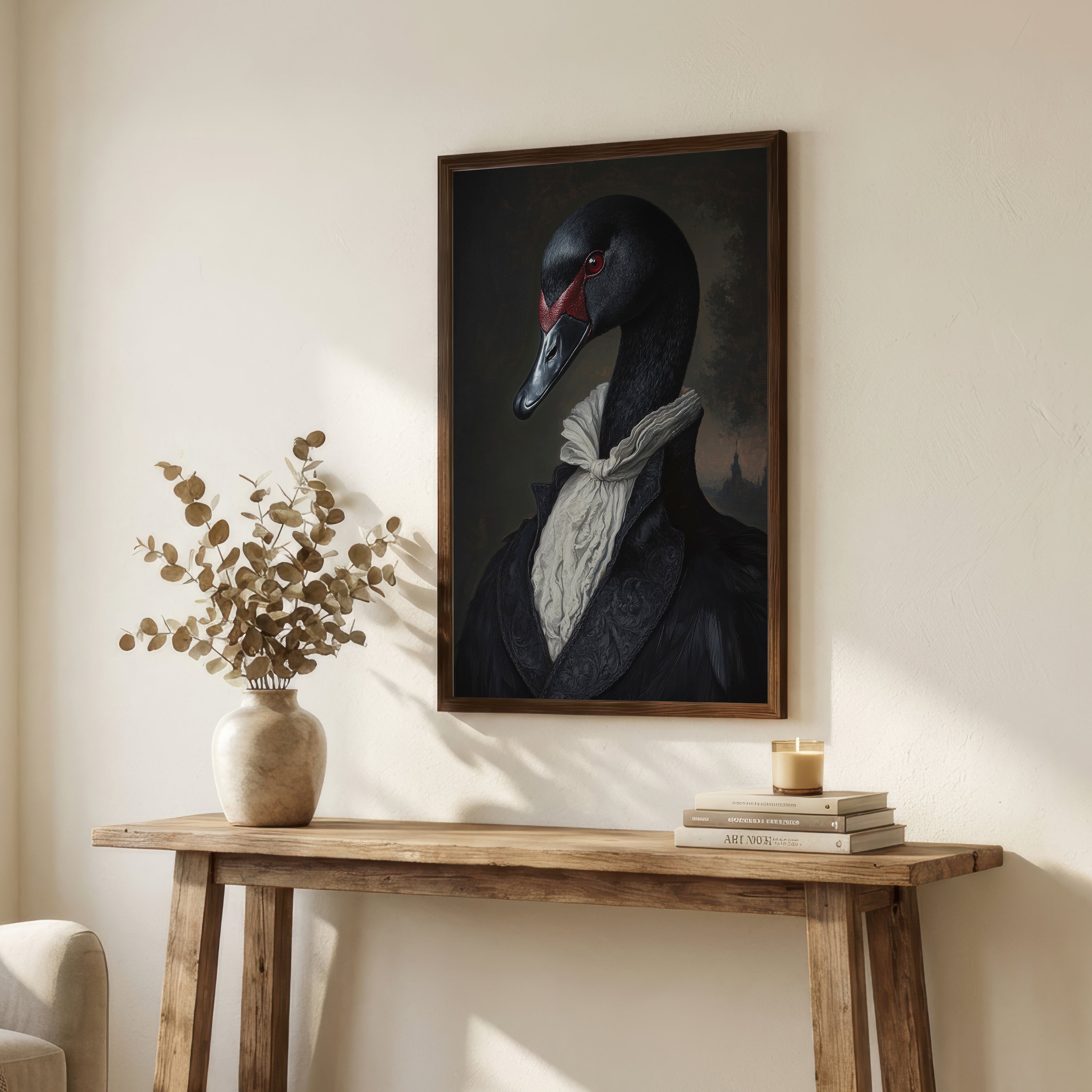 Black Swan Victorian Art Print