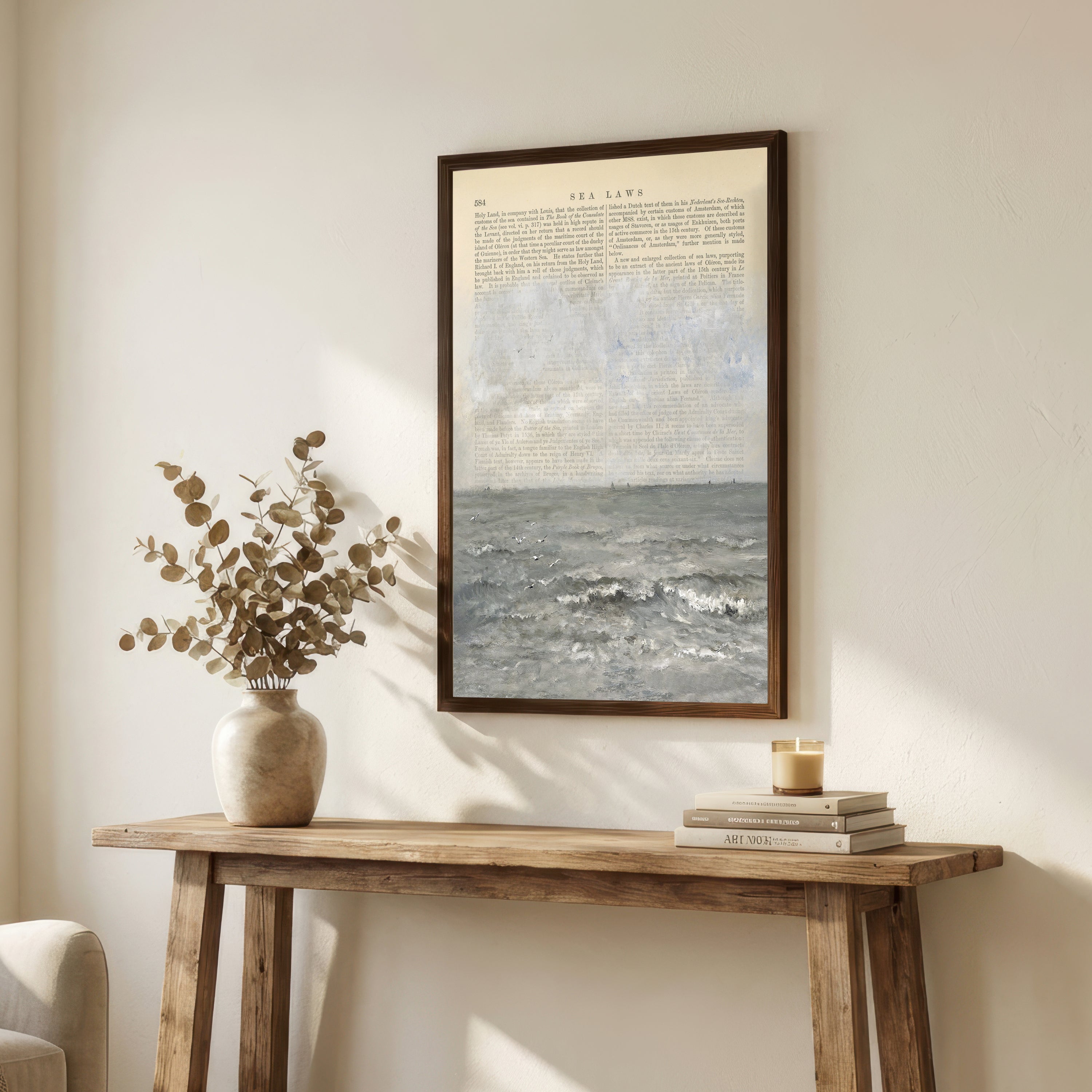 Vintage Sea Laws Ocean Art Print