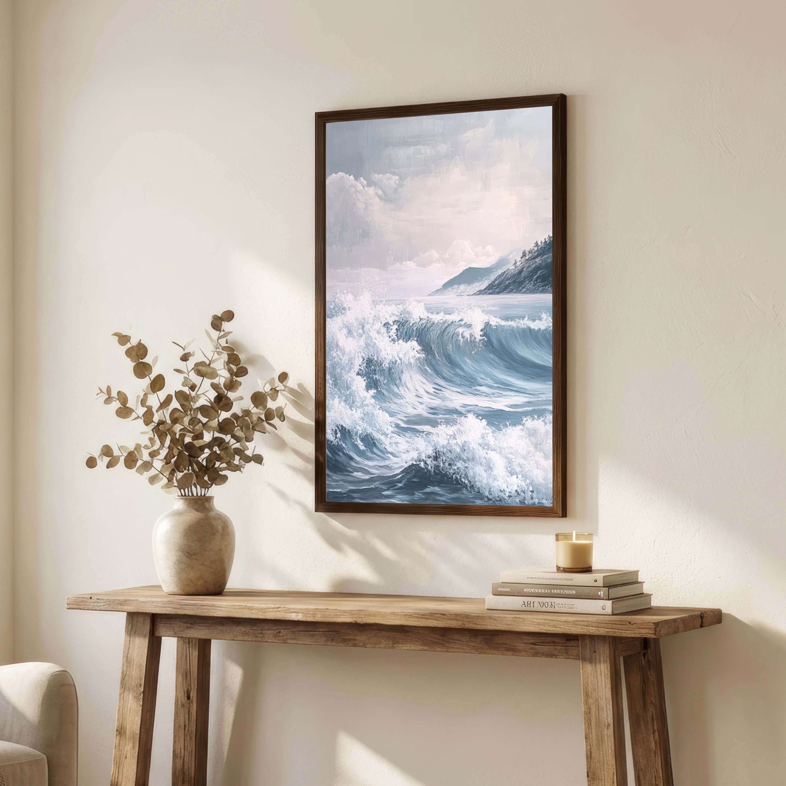 Stormy Ocean Wave Art Print