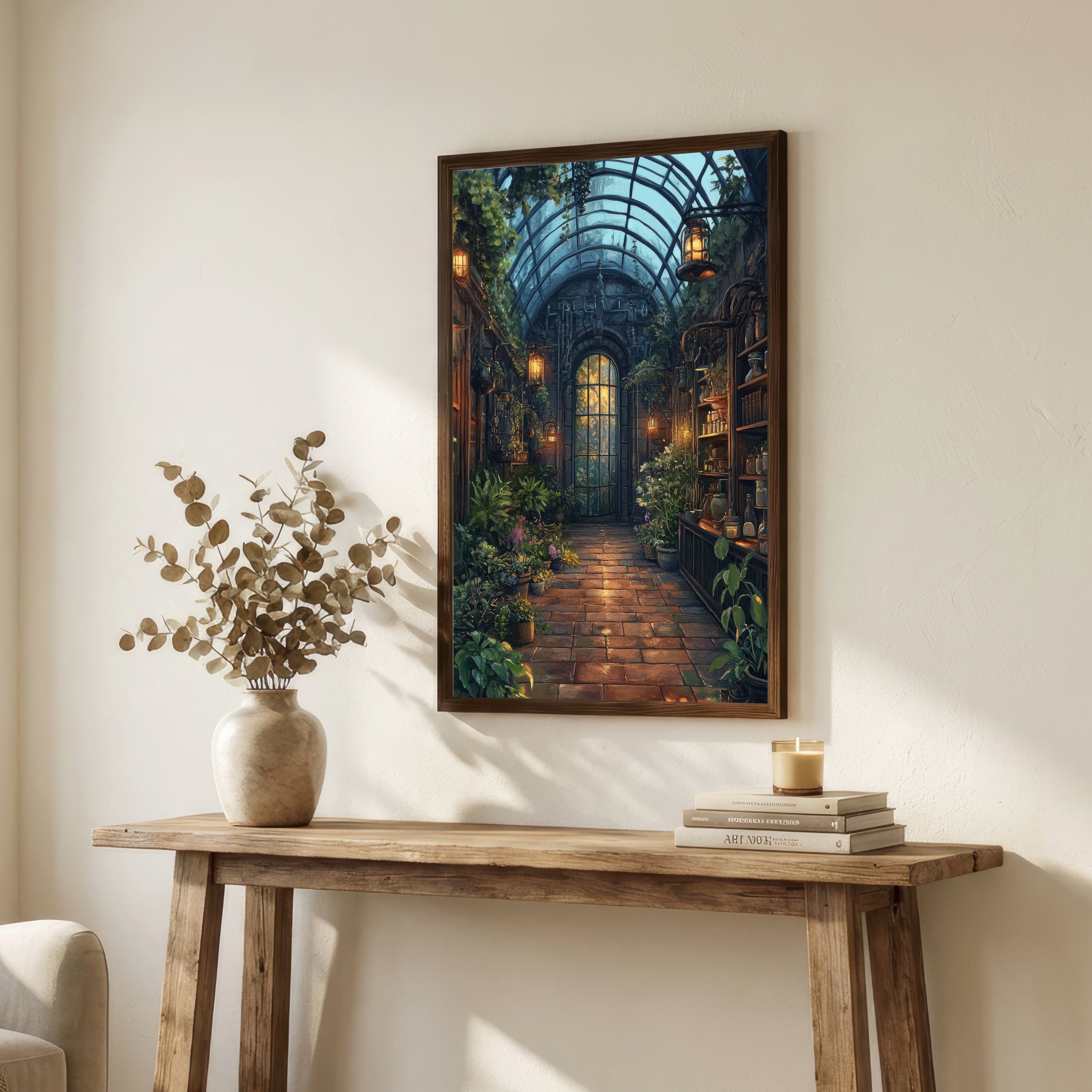 Enchanted Conservatory Botanical Art Print