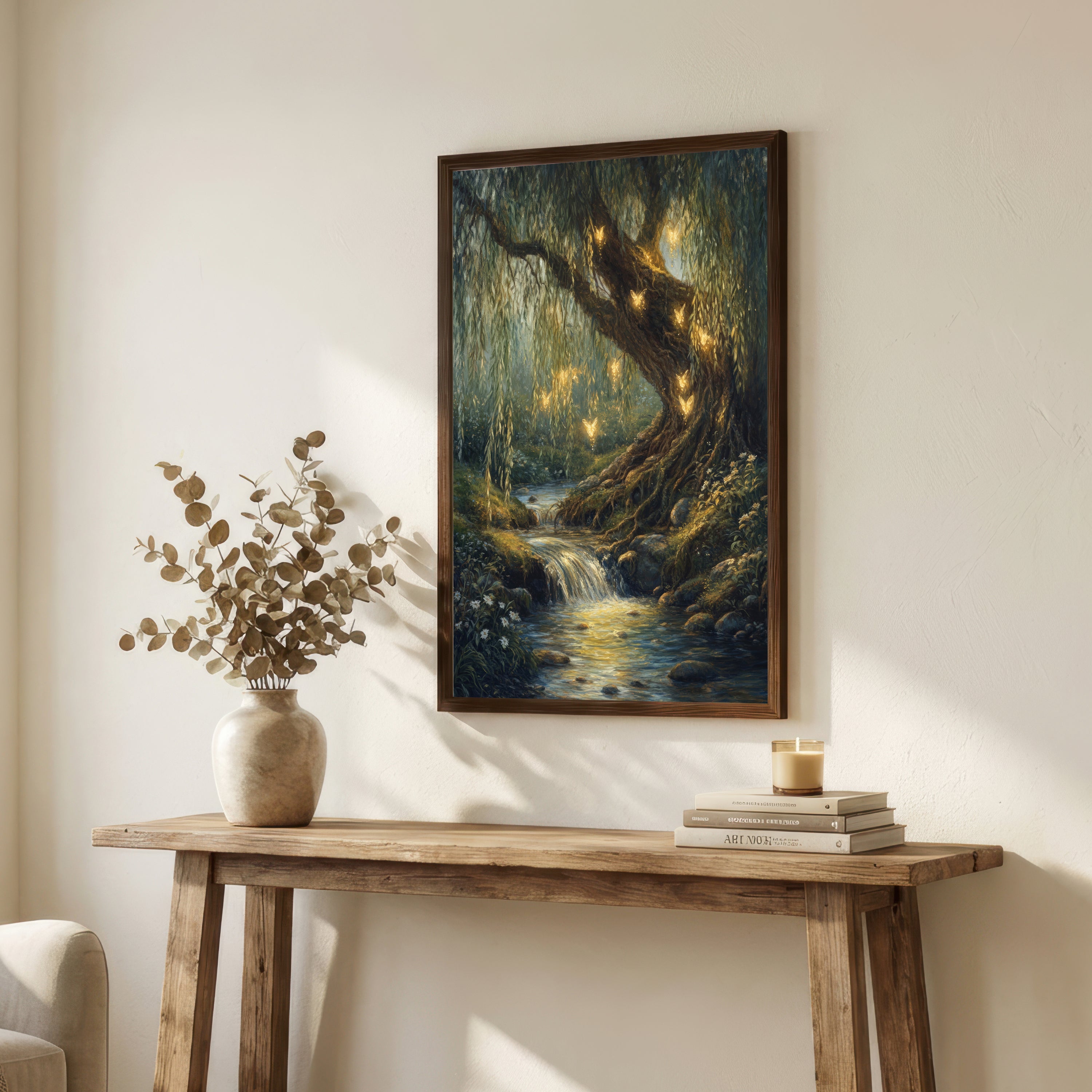 Enchanted Forest Stream Art Print