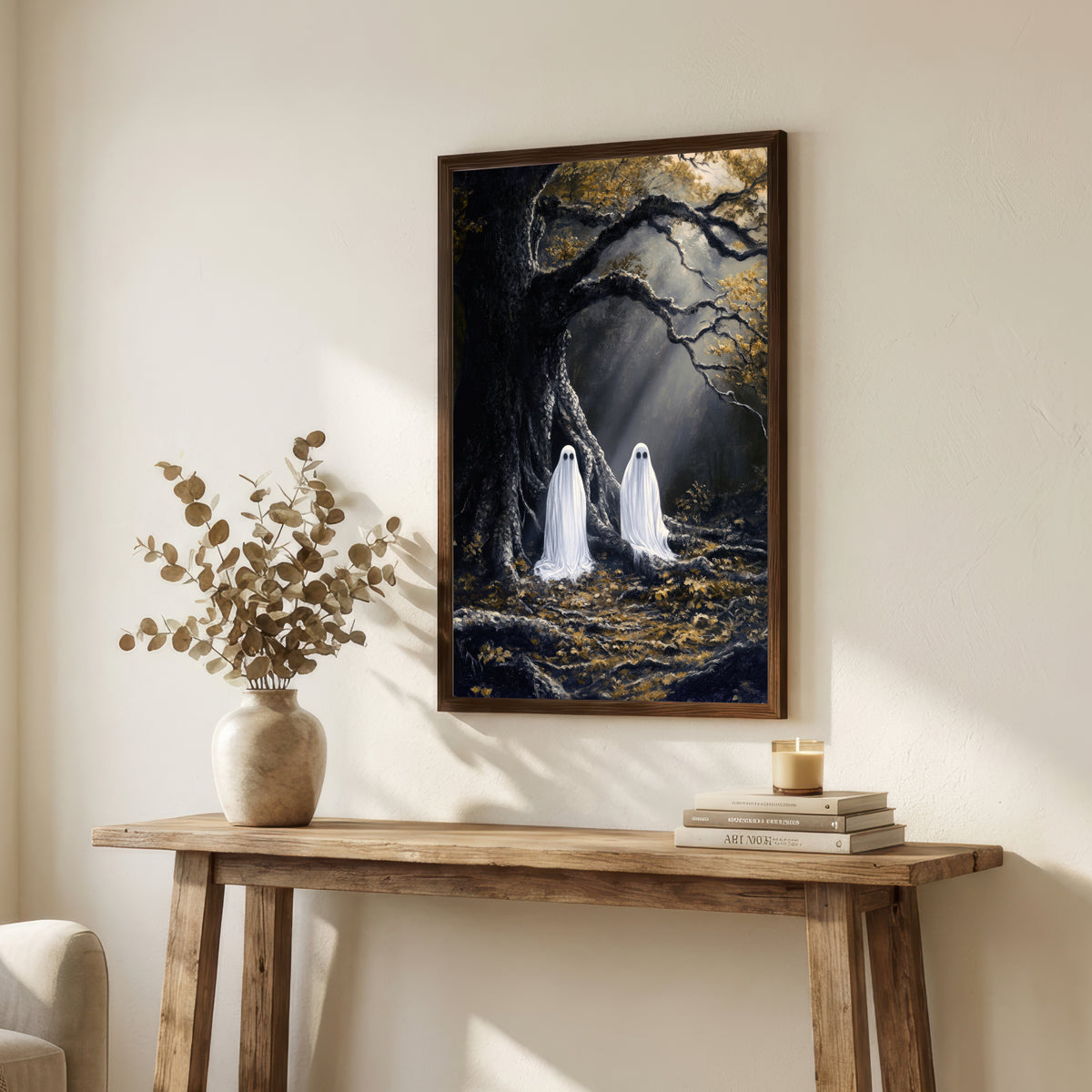 Ghosts Under an Ancient Tree Art Print