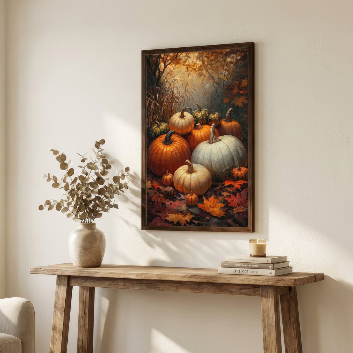 Autumn Pumpkin Harvest Art Print
