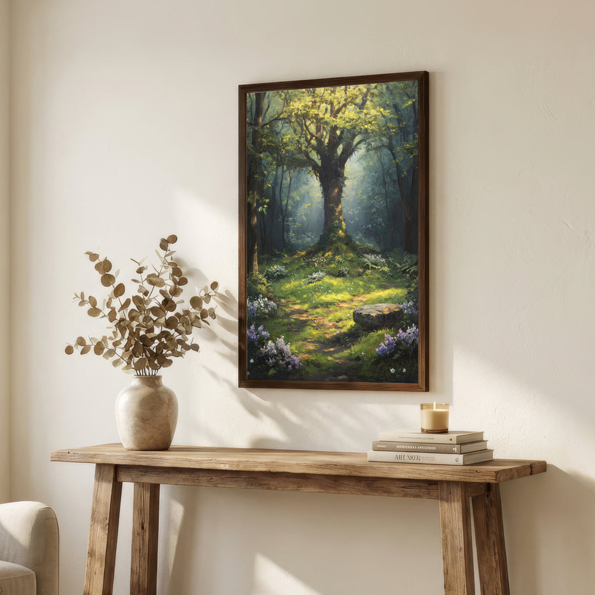 Enchanted Woodland Forest Art Print
