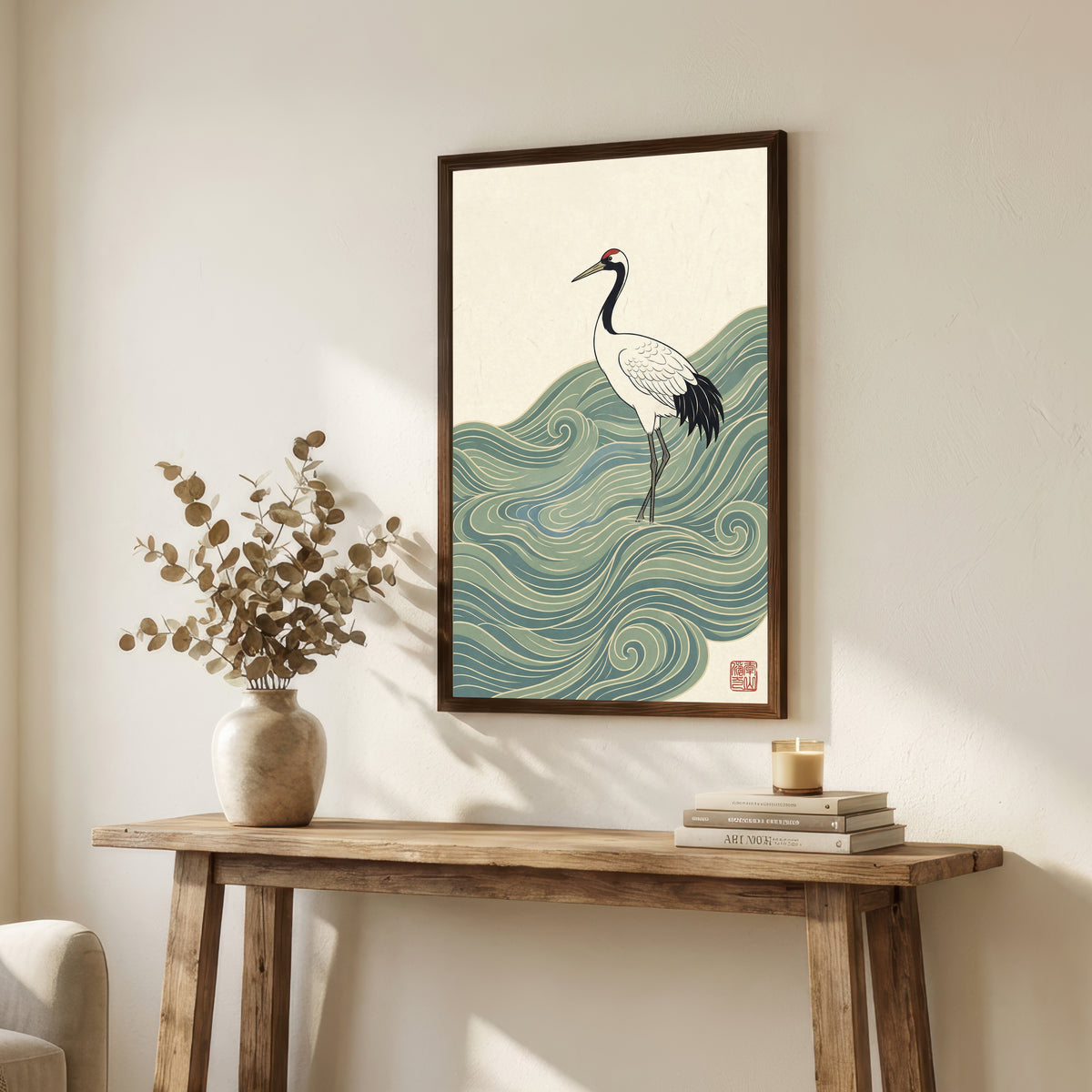 Japanese Crane Art Print