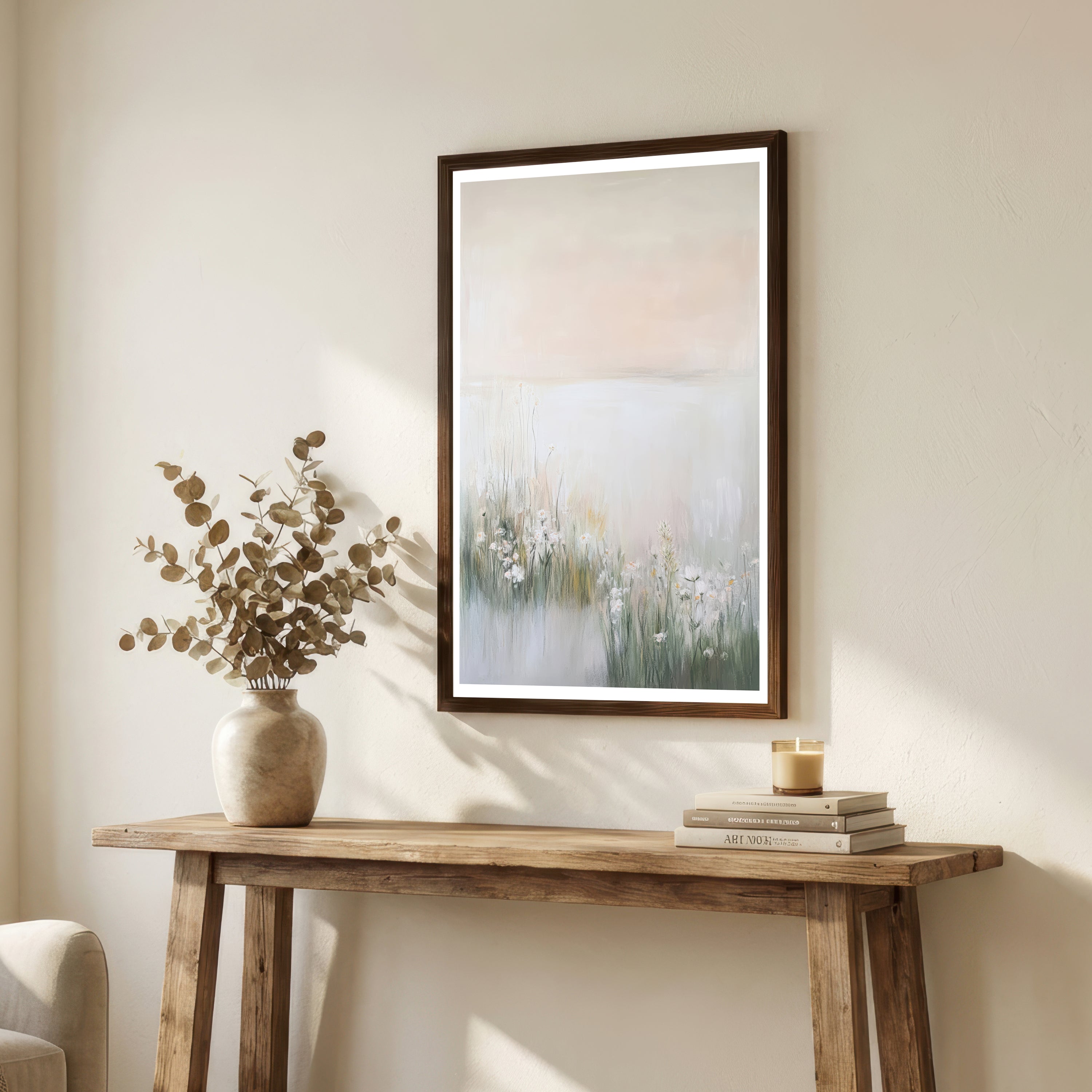 Soft Meadow Wildflower Art Print