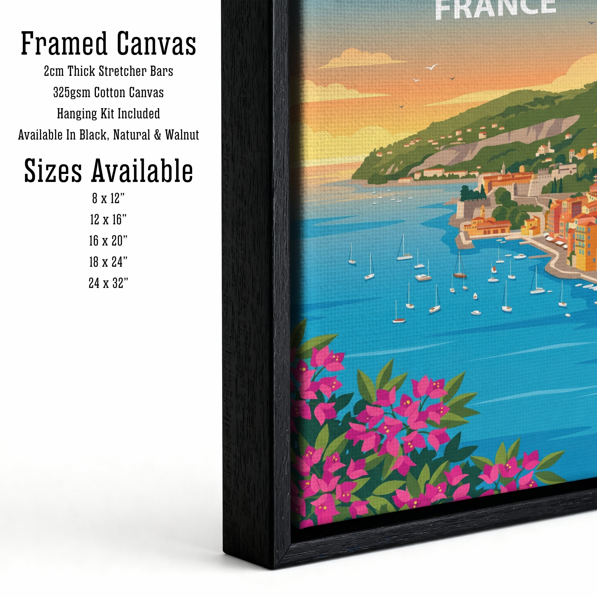 Nice France Travel Poster