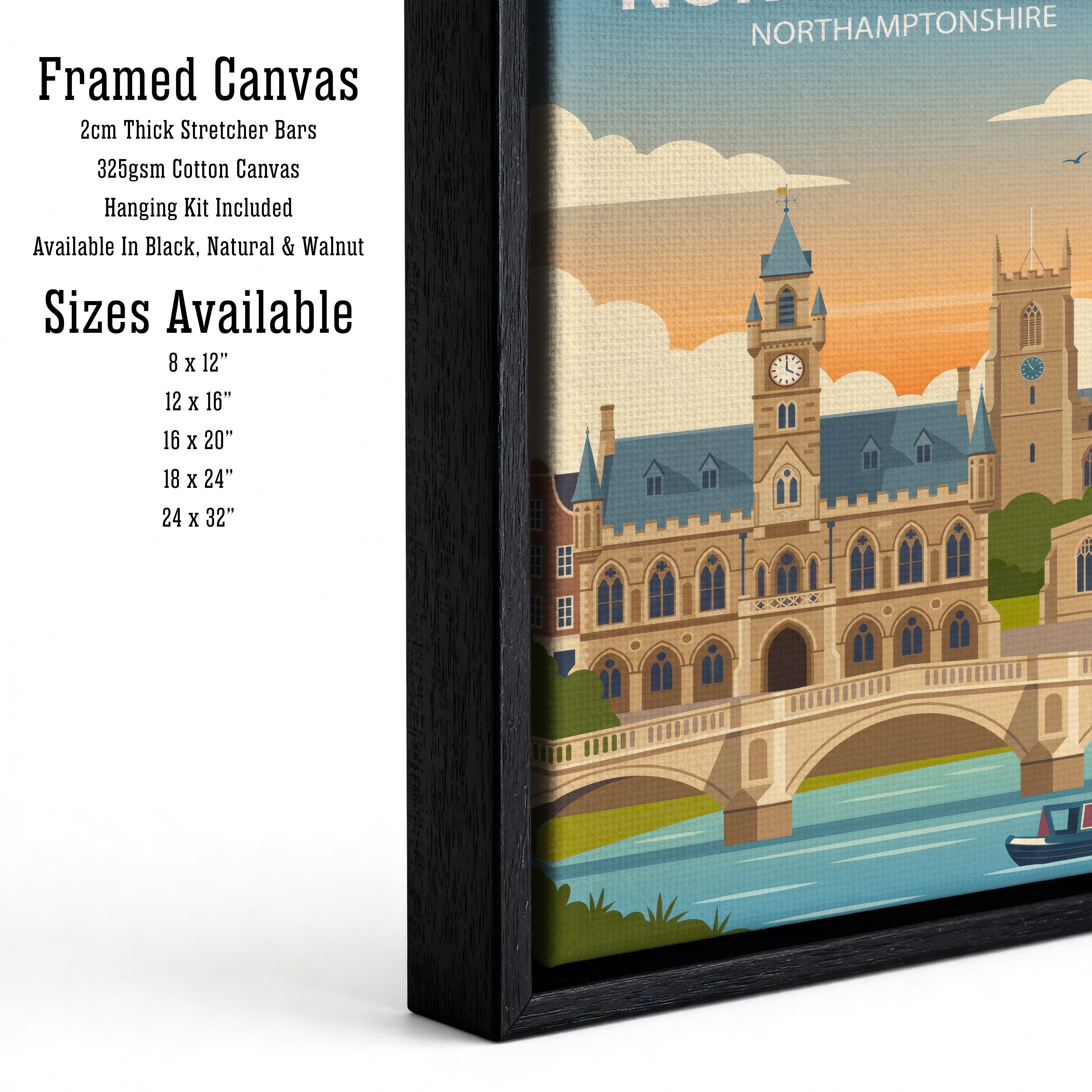 Northampton Travel Poster