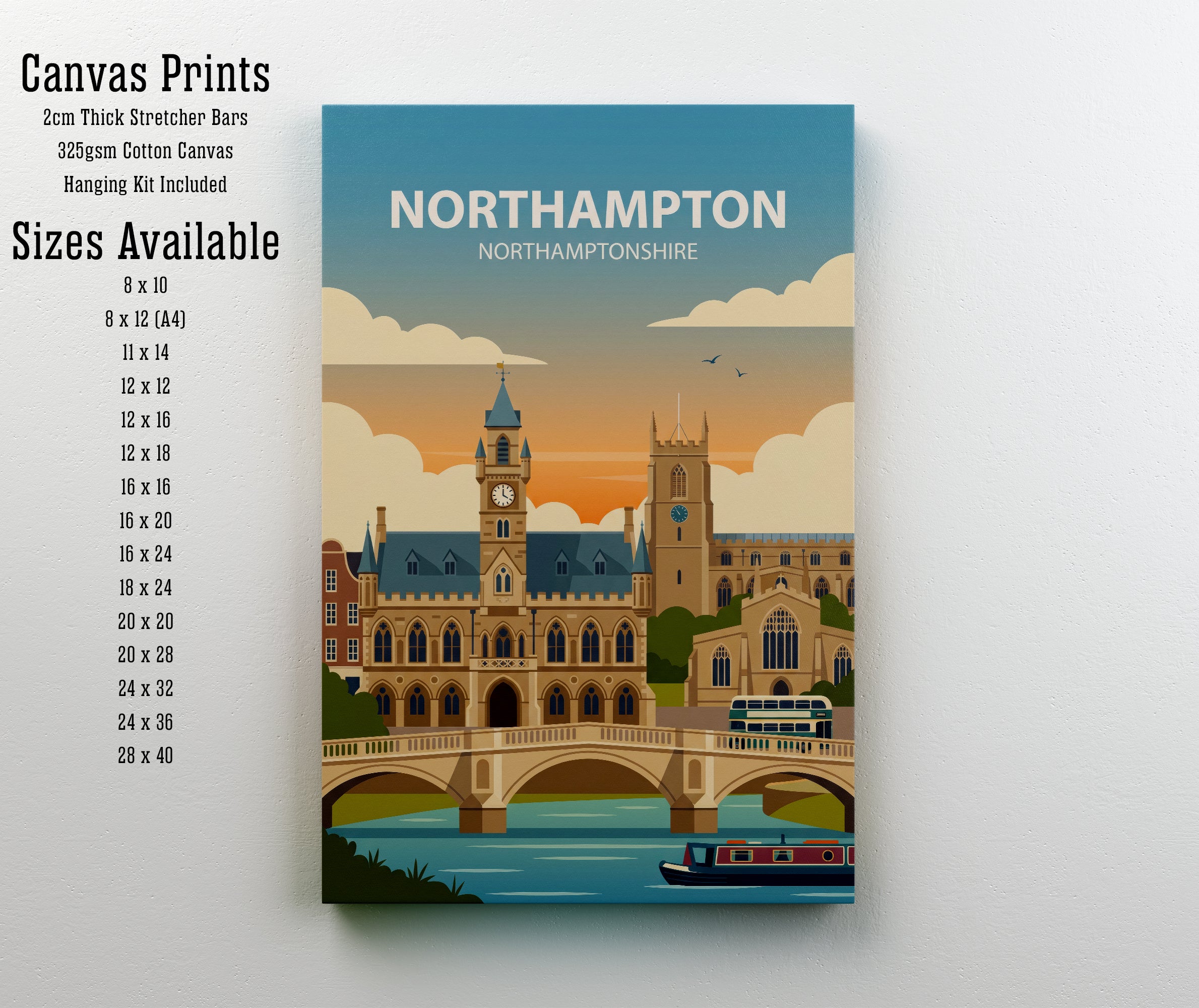 Northampton Travel Poster