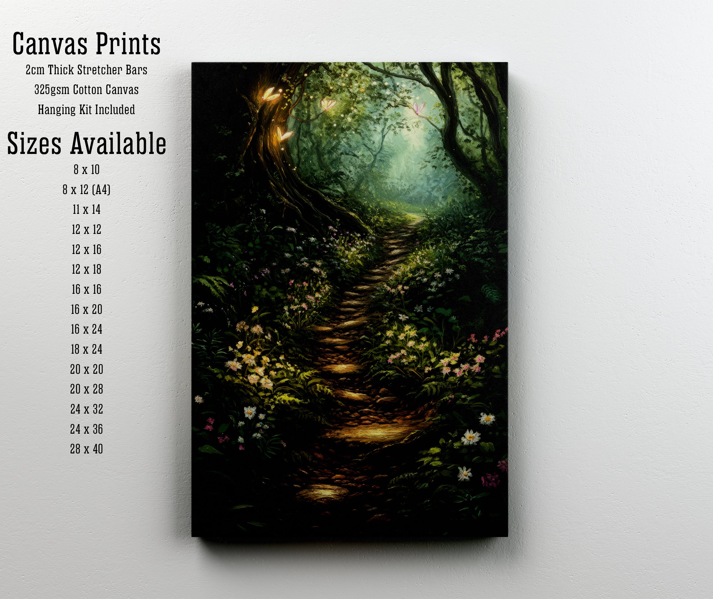 Enchanted Forest Path Art Print