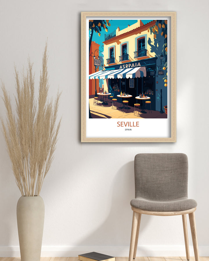 Seville Art Poster