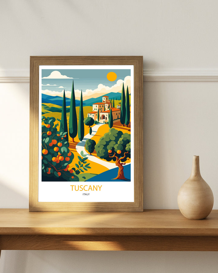 Tuscany Art Poster