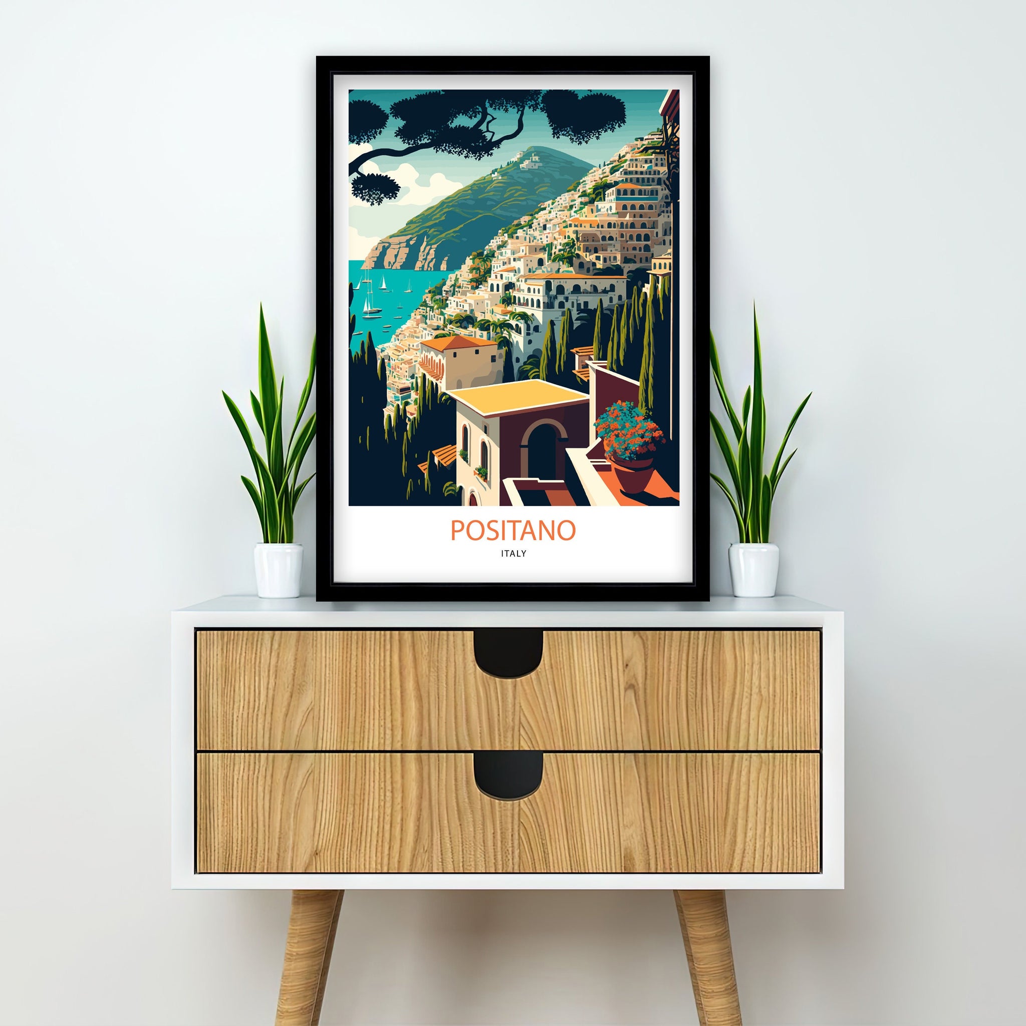 Positano Art Poster