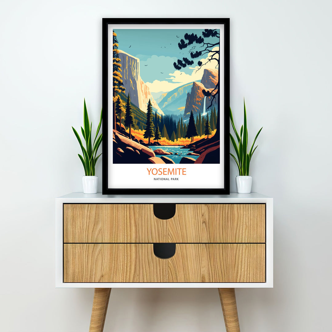 Yosemite Art Poster