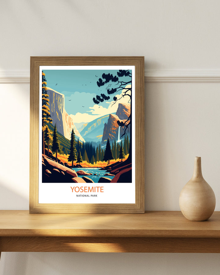 Yosemite Art Poster