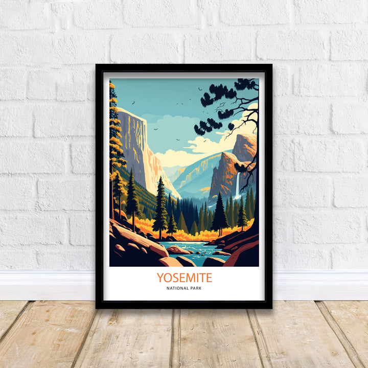 Yosemite Art Poster